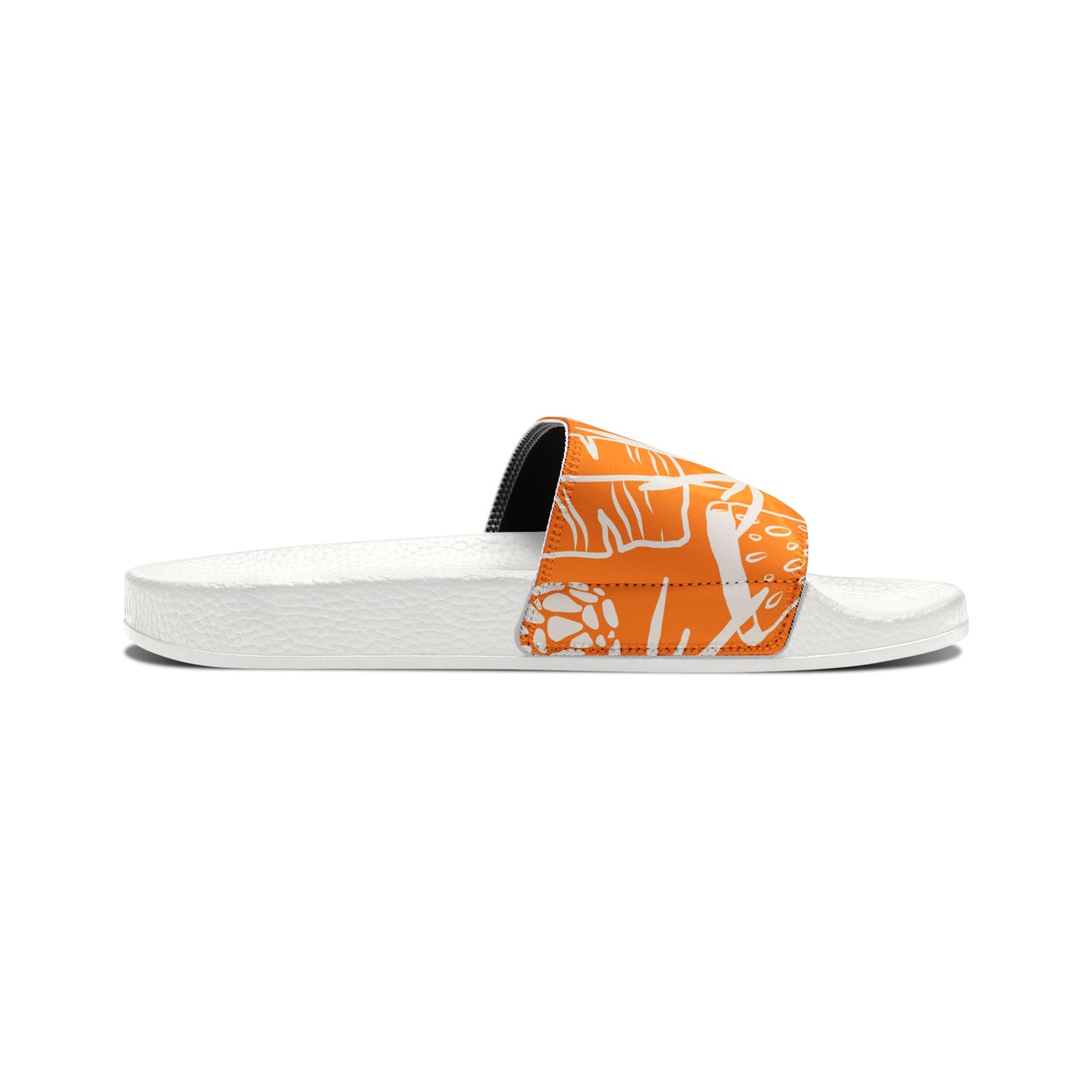 "Orange Pineapple Papaya Fusion" Women's Beach Sandals - Island Vibes For Life