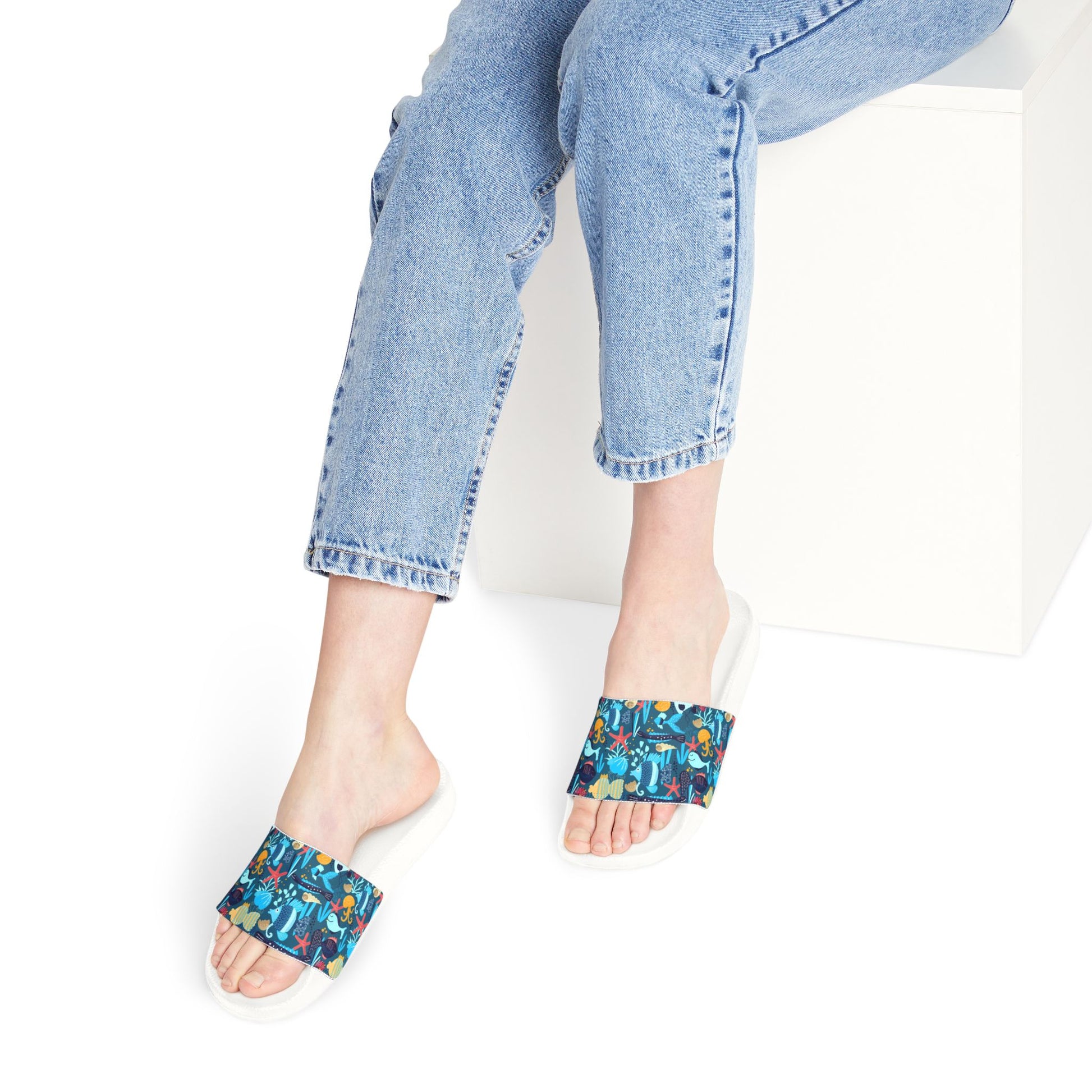 "Aqua Wonderland" Women's Beach Sandals - Island Vibes For Life