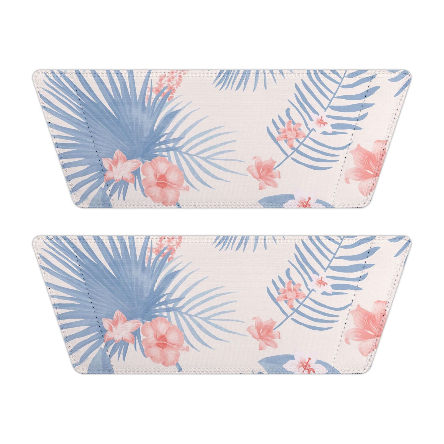 "Tropical Bliss: Coral Hibiscus Dreams" Women's Slide Sandals - Island Vibes For Life