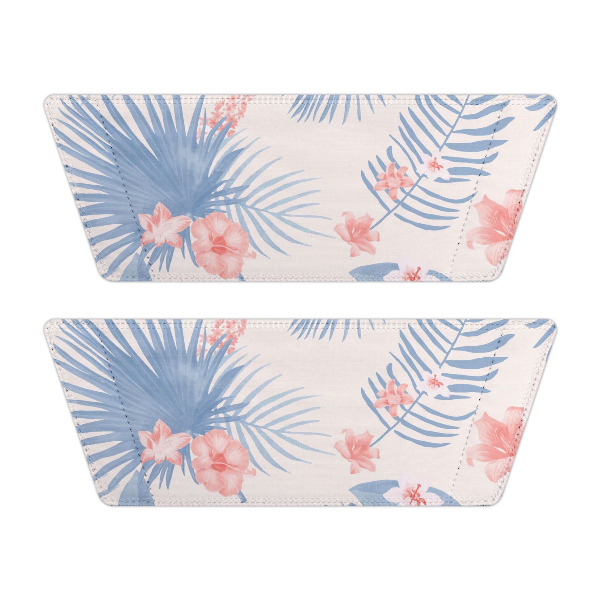 "Tropical Bliss: Coral Hibiscus Dreams" Women's Slide Sandals - Island Vibes For Life