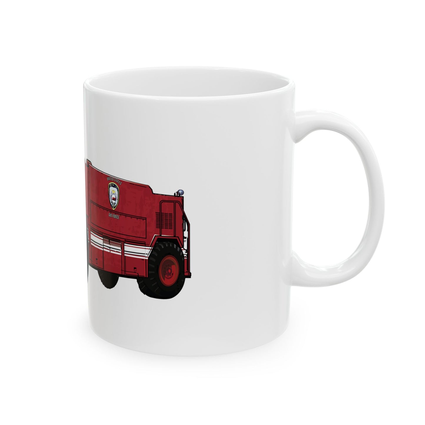 Chanute Era Crash Truck 3 Ceramic Mug, (11oz, 15oz)