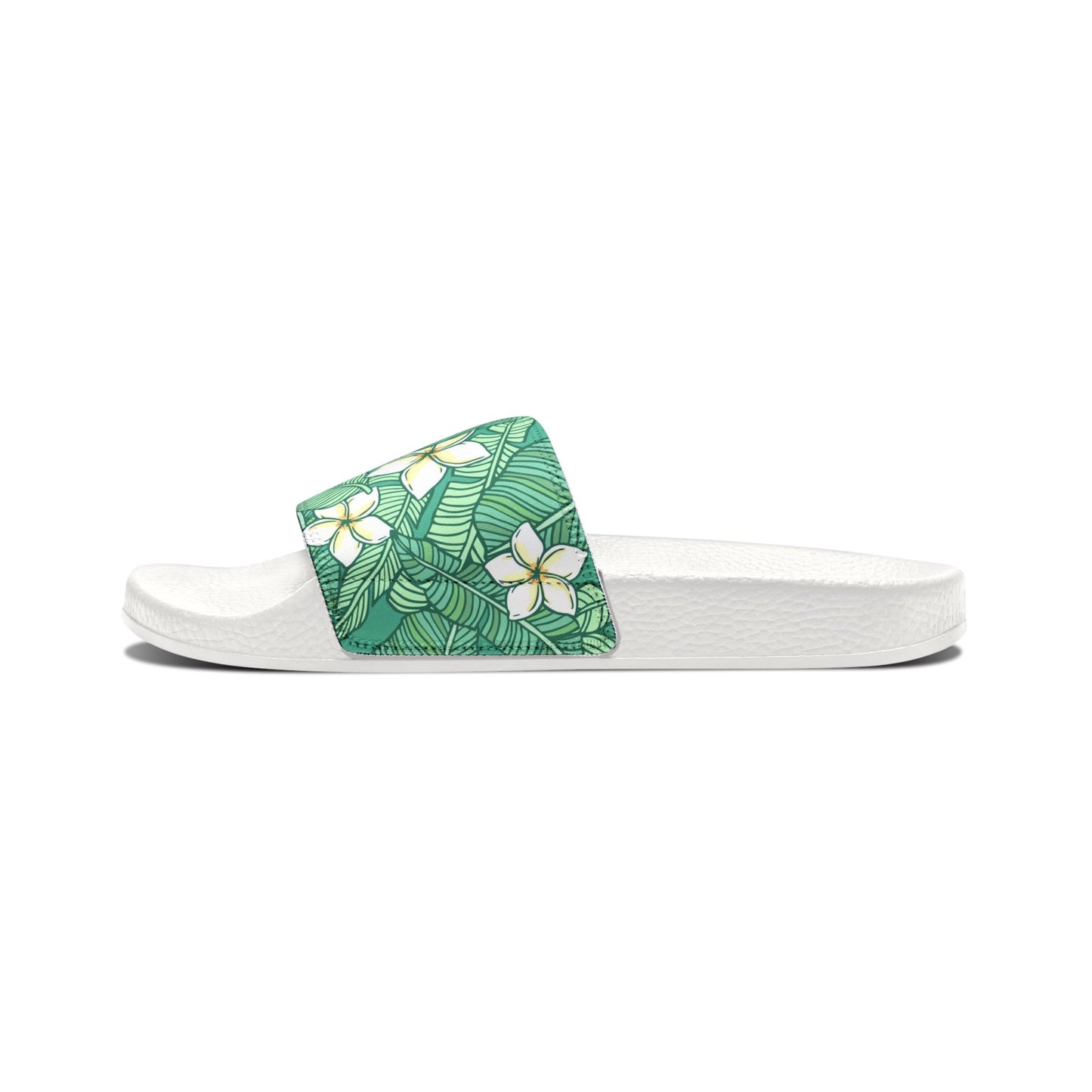 "Jasmine Palm Paradise" Women's Beach Sandals - Island Vibes For Life