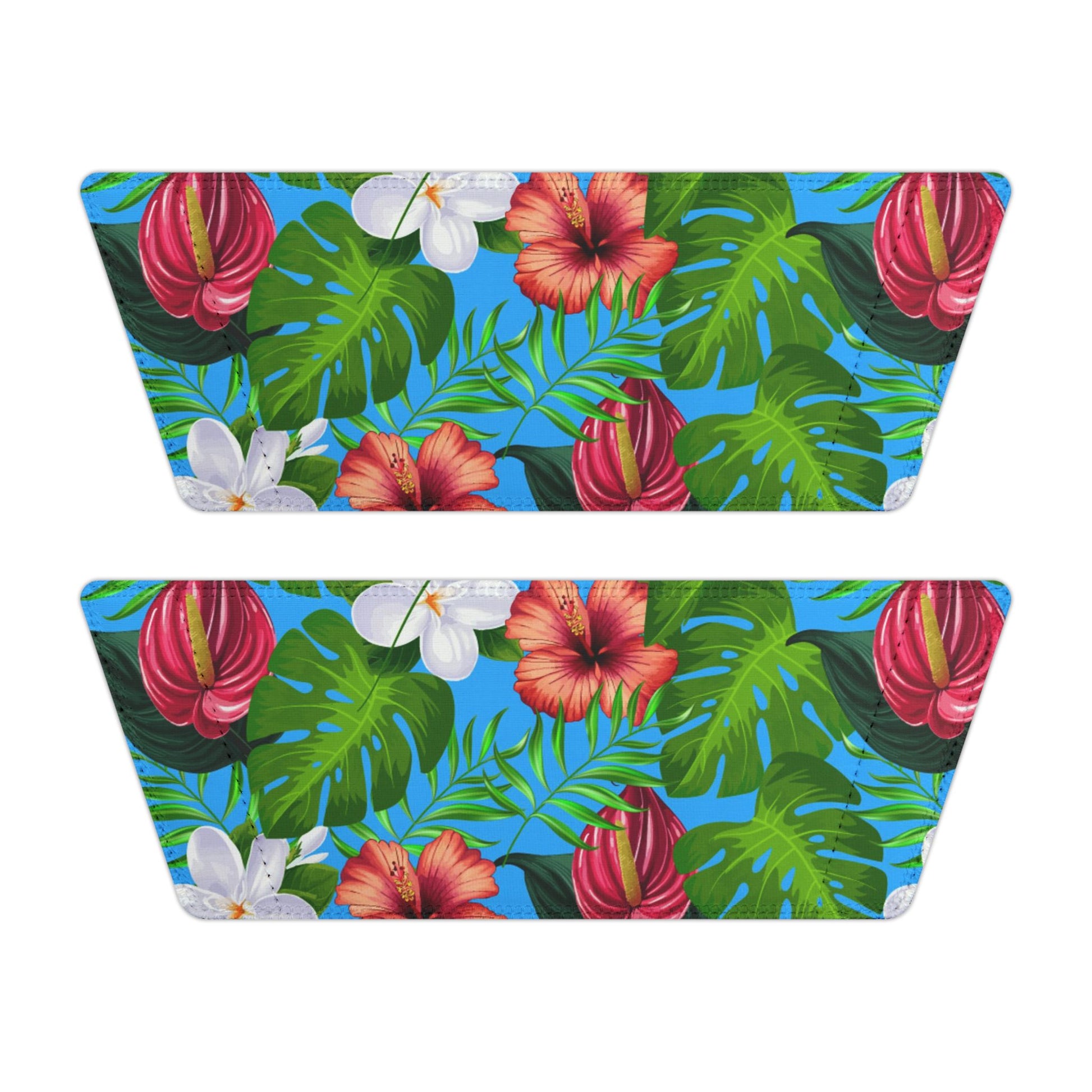 "Jungle Odyssey Hues: Rainforest Expedition" Women's Beach Sandals - Island Vibes For Life