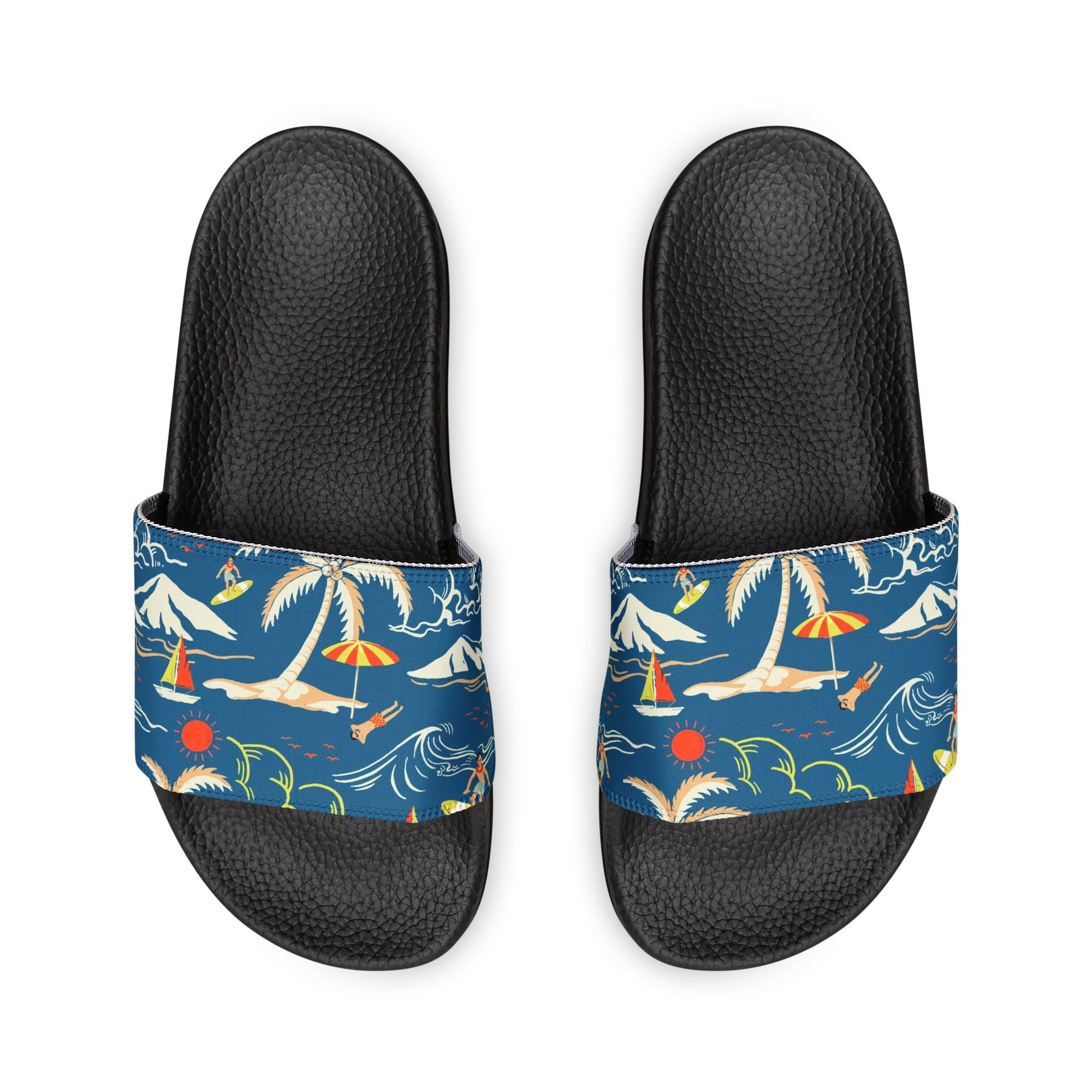 "Surfin', Sailin', and Tsunami" Women's Beach Sandals - Island Vibes For Life