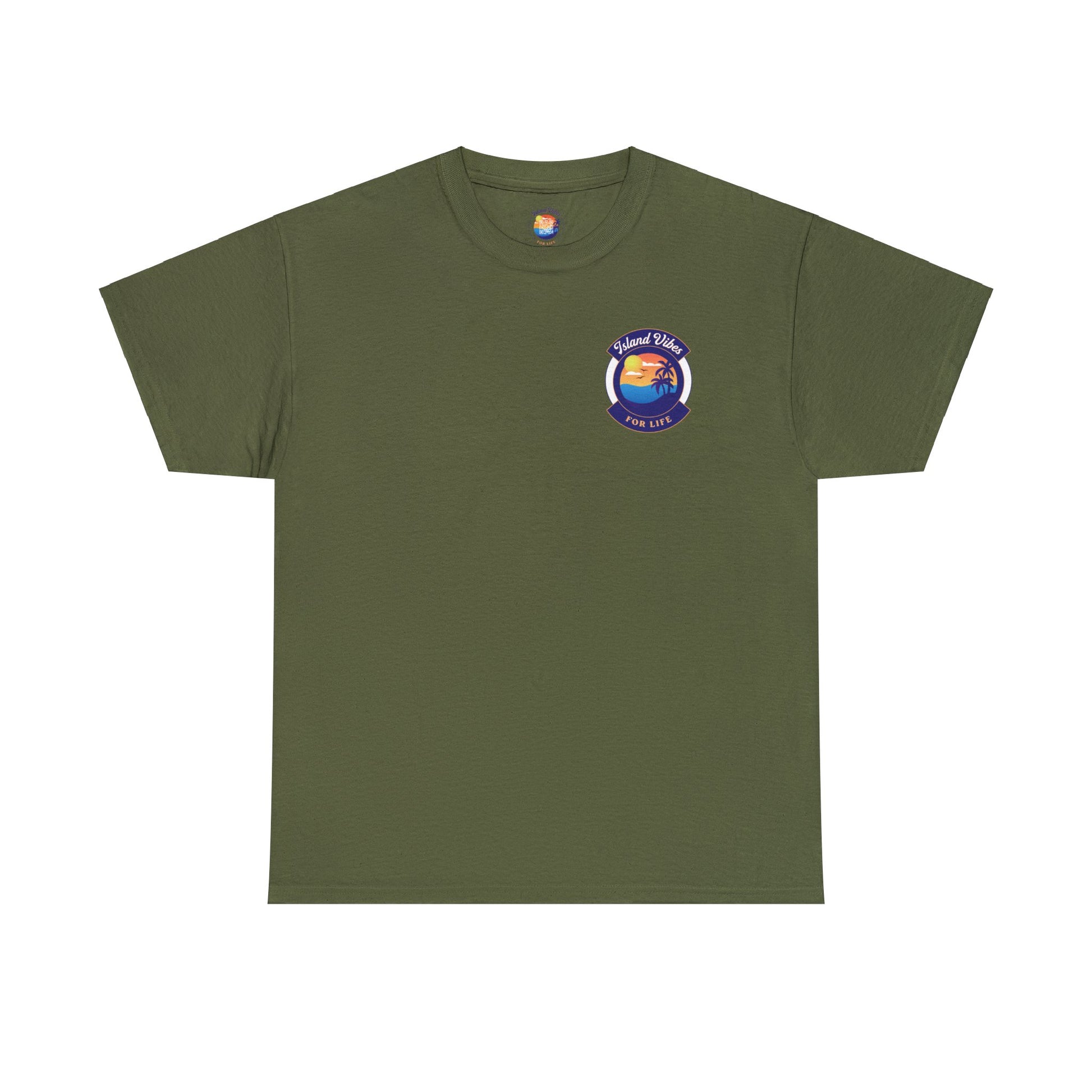 Island Vibes For Life Heavy Cotton Tee - Island Vibes For Life