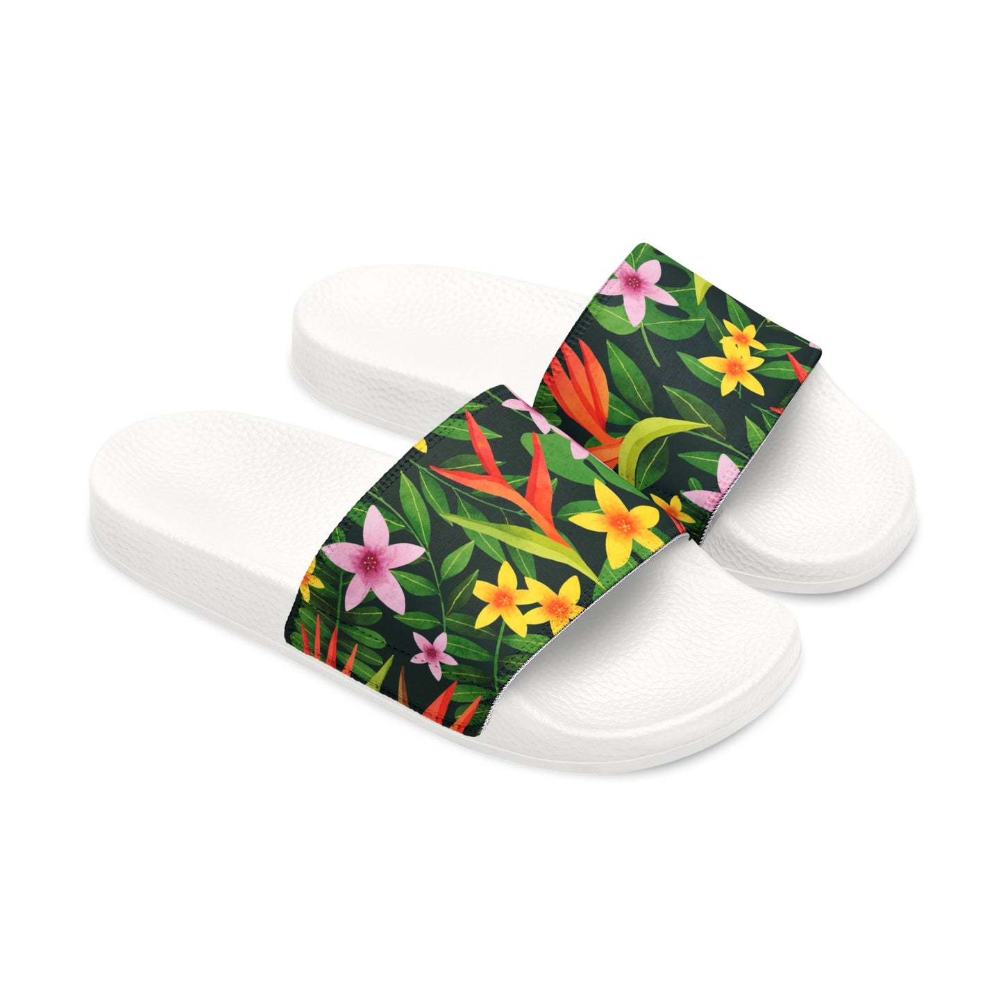 "Paradise Plume Delight" Men's Beach Sandals - Island Vibes For Life