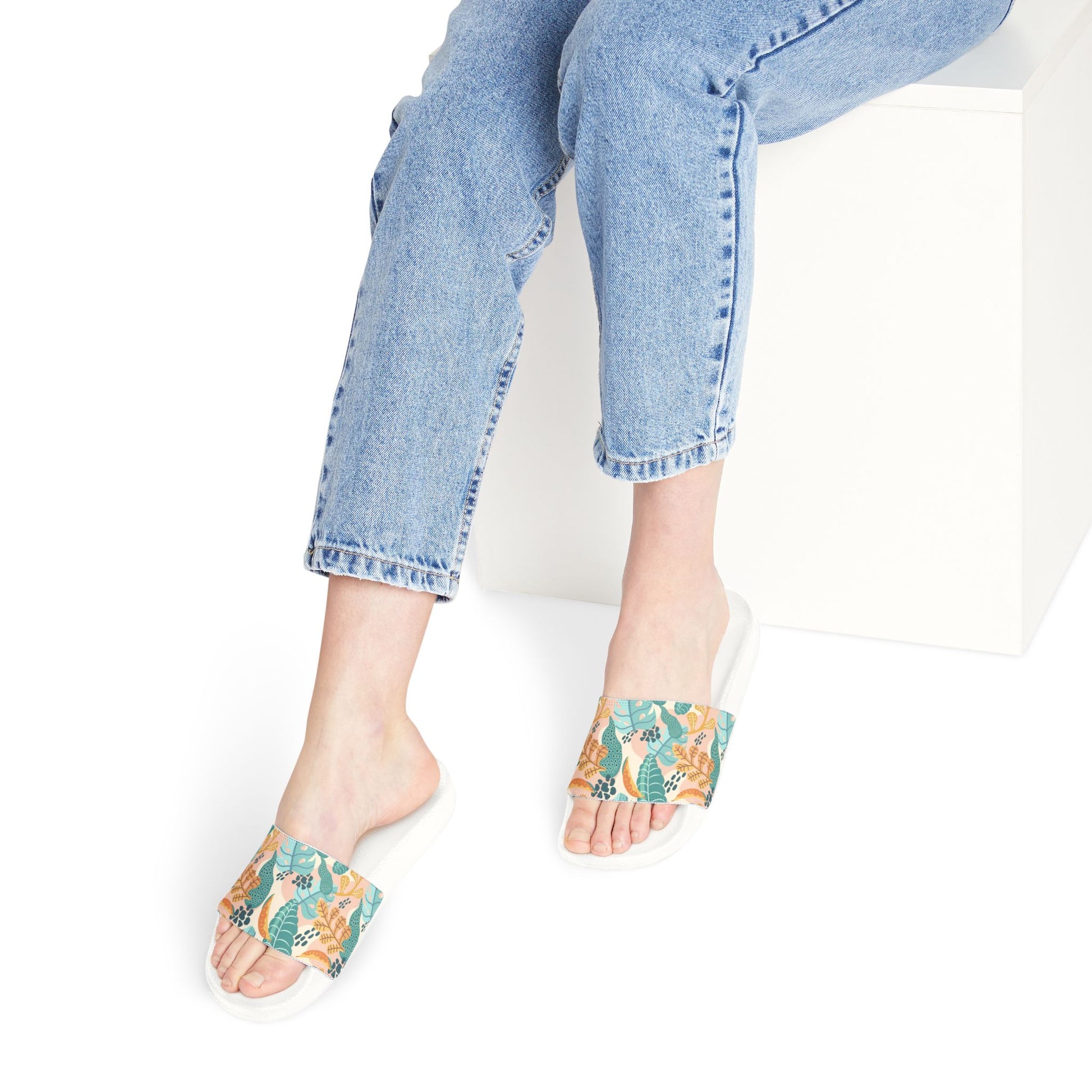 "Earthy Tropics Reverie" Women's Beach Sandals - Island Vibes For Life