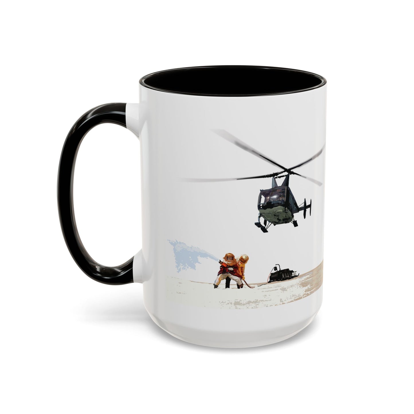 HH-43 Rescue Coffee Mug -  USAF ARFF Huskie Helicopter Mug exclusive by Island Vibes For Life