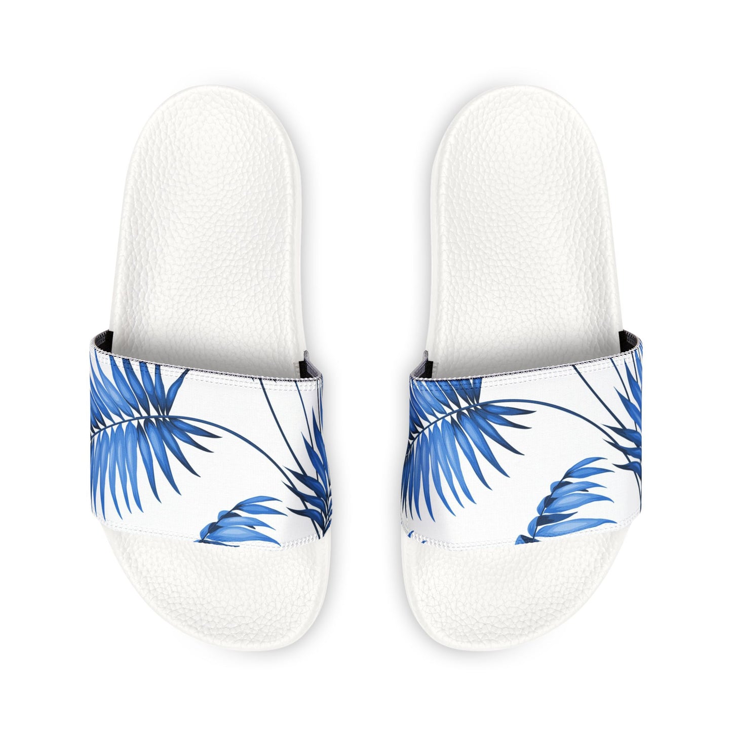 "Sapphire Palm Serenity" Women's Beach Sandals - Island Vibes For Life