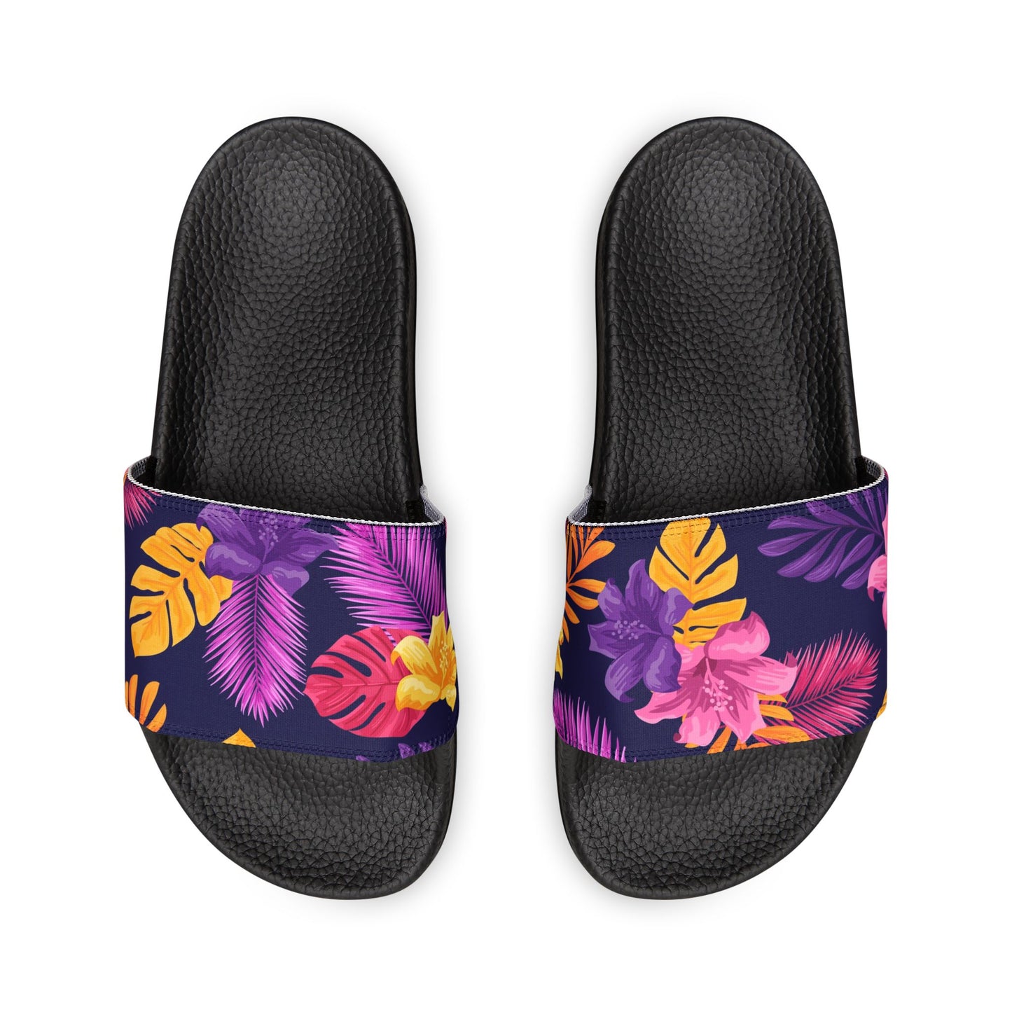 "Paradise Blooms" Men's Beach Sandals - Island Vibes For Life