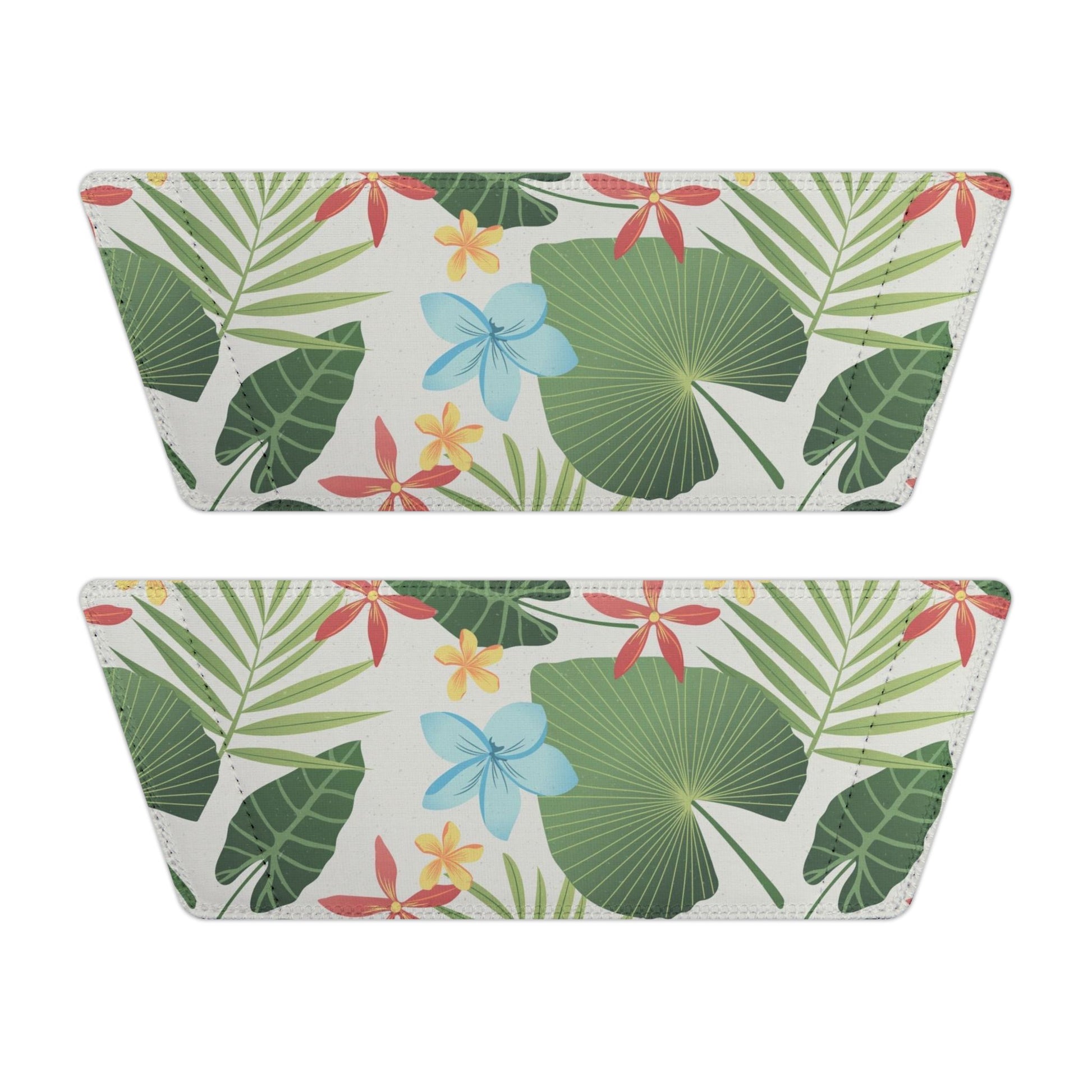 "Caribbean Leaf Carnival" Men's Beach Sandals - Island Vibes For Life
