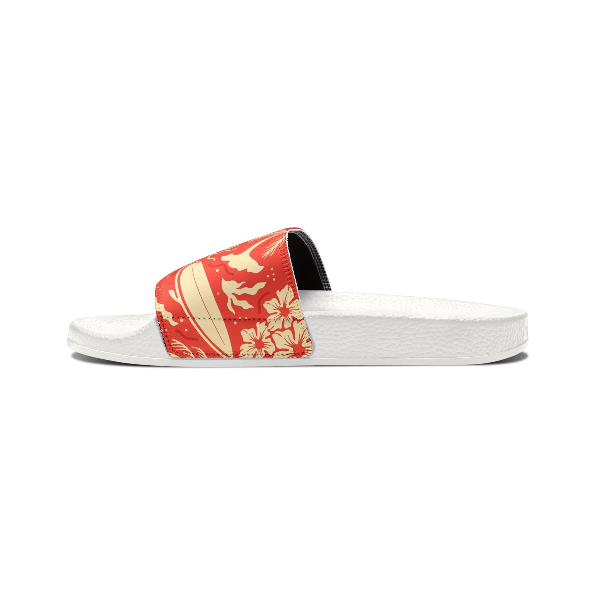 "Tropical Radiance in Red" Women's Beach Sandals - Island Vibes For Life