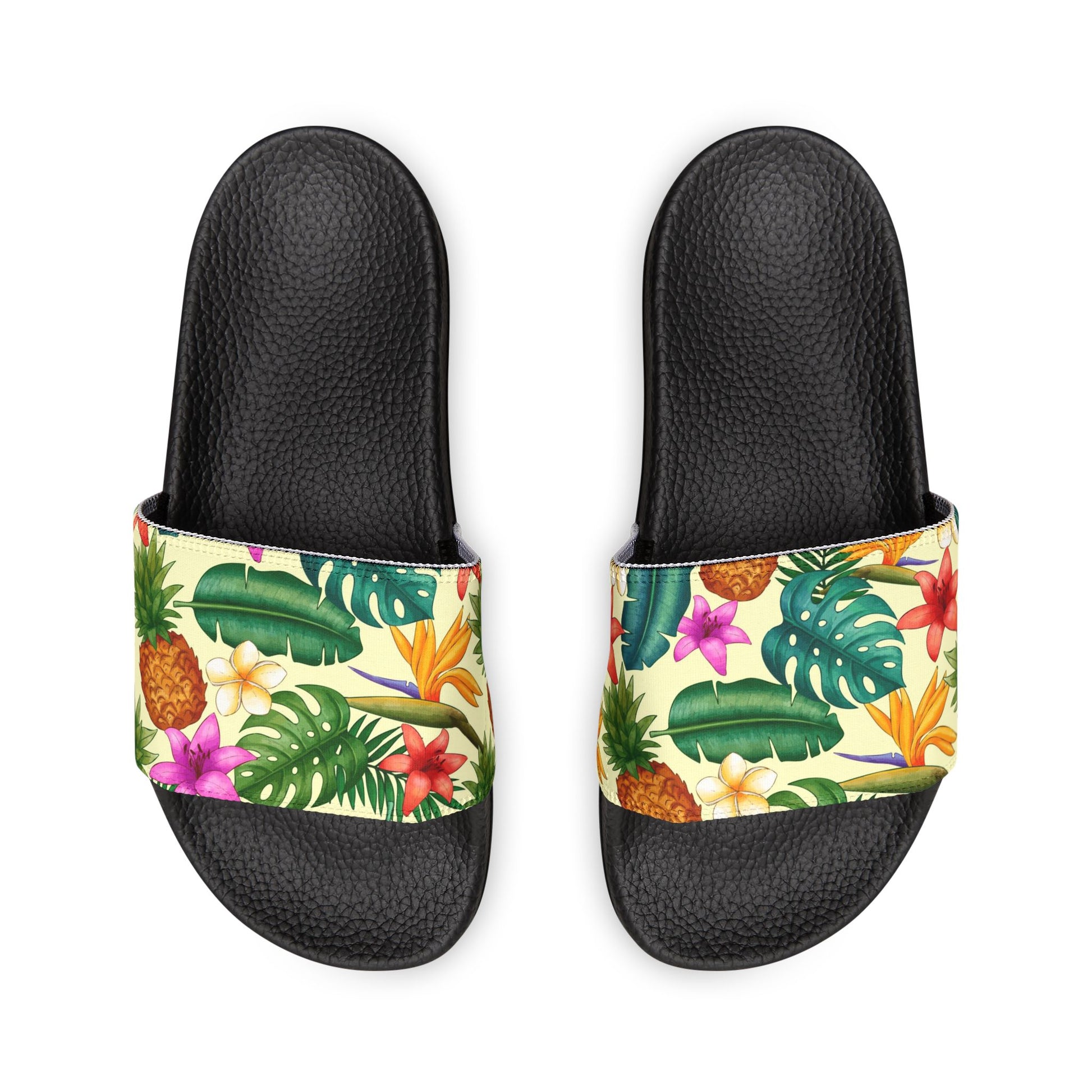 "Pineapple Infused" Men's Beach Sandals - Island Vibes For Life