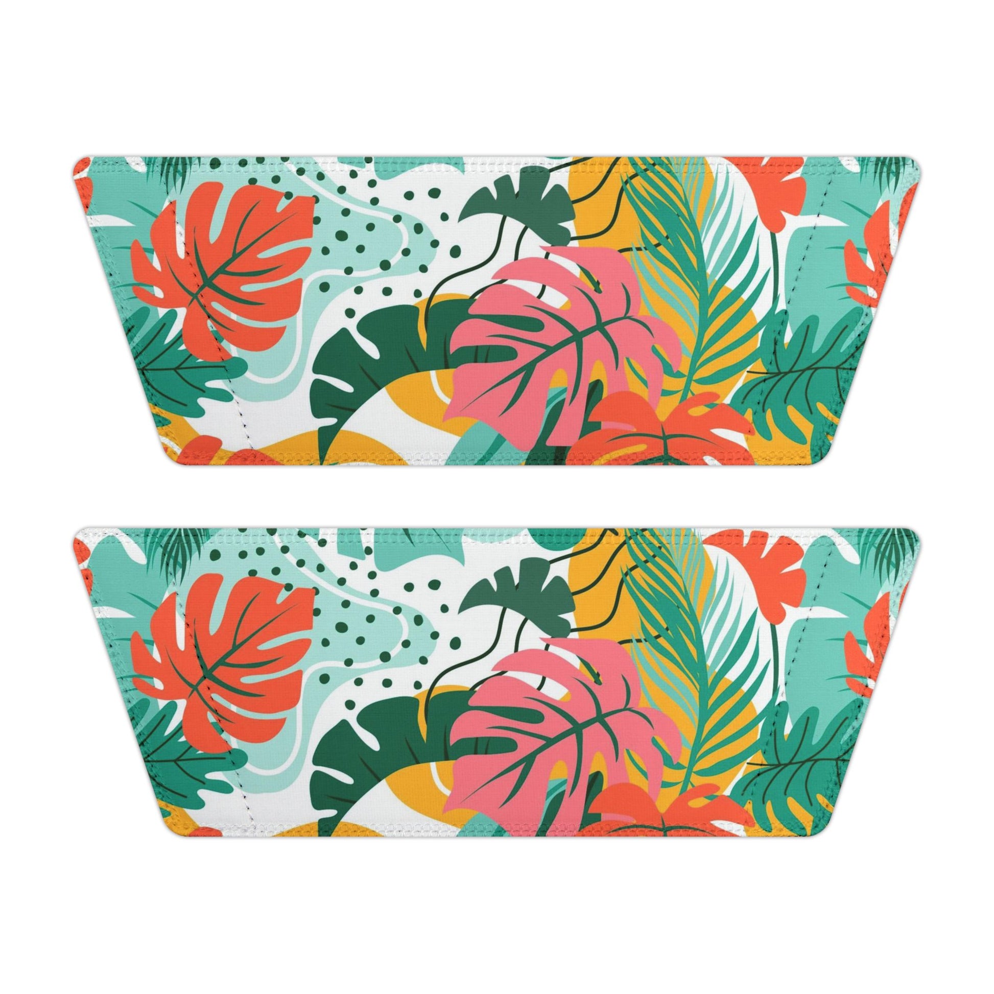 "Island Leaves Kaleidoscope" Women's Beach Sandals - Island Vibes For Life