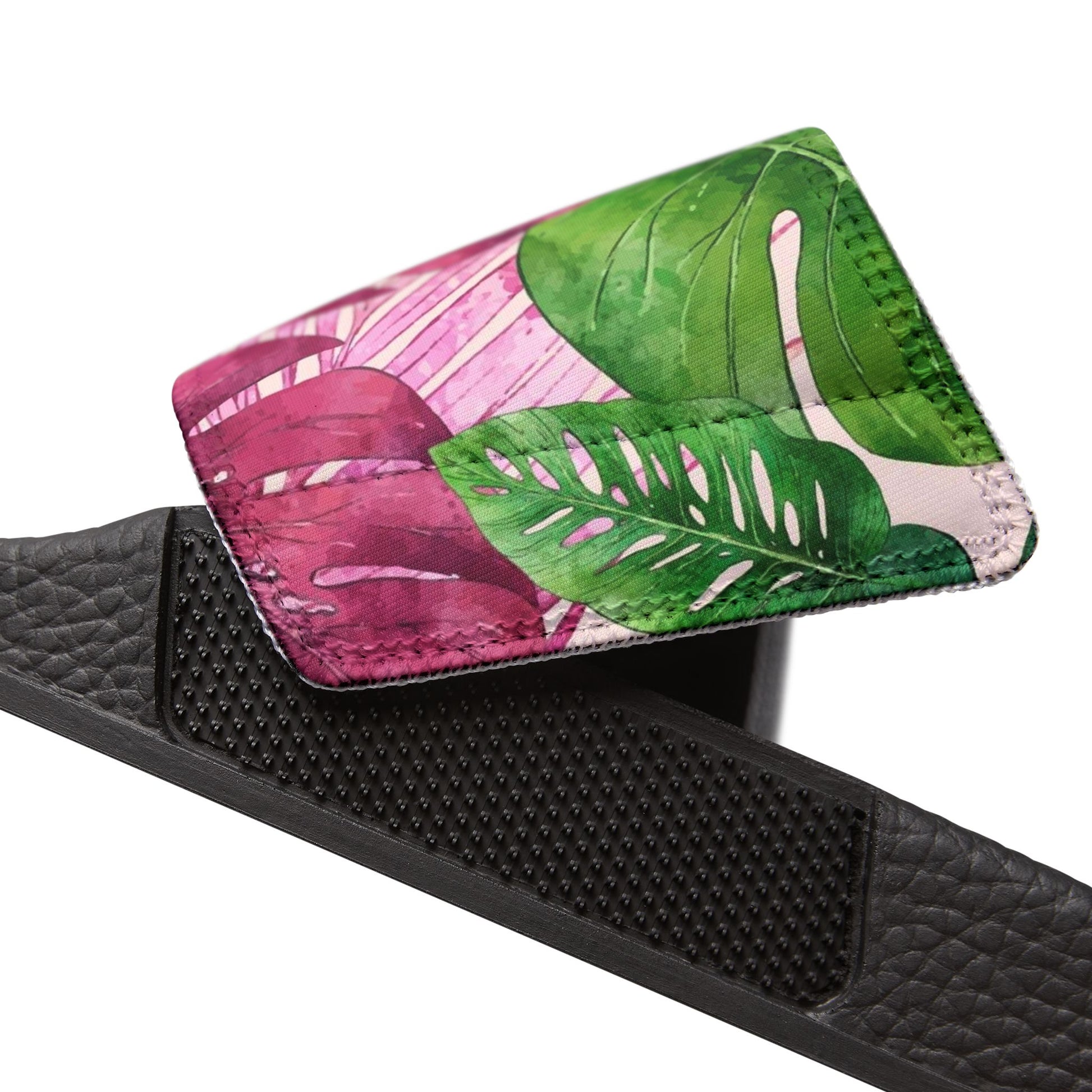 "Jungle Whispers: Coral Serenade" Women's Beach Sandals - Island Vibes For Life