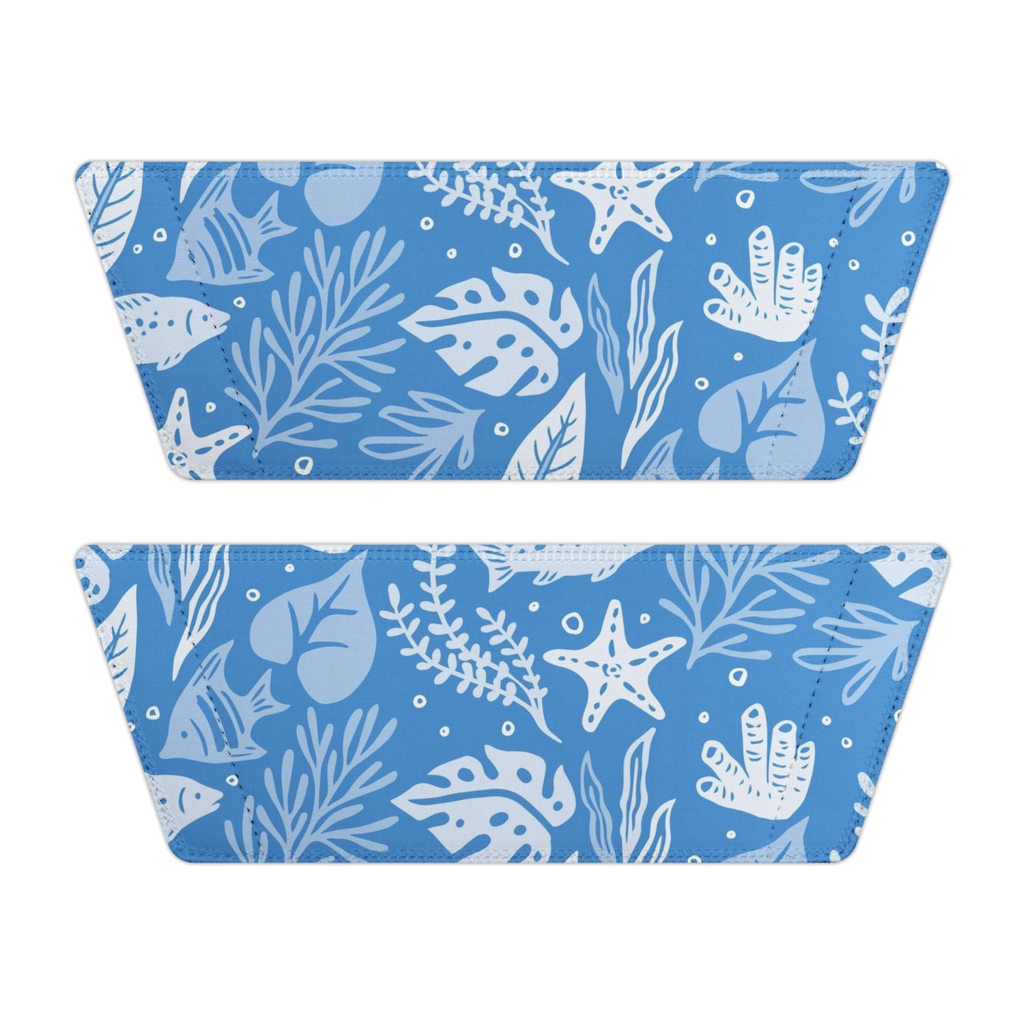 "Marine Marvels: Blue Serenade" Men's Beach Sandals - Island Vibes For Life