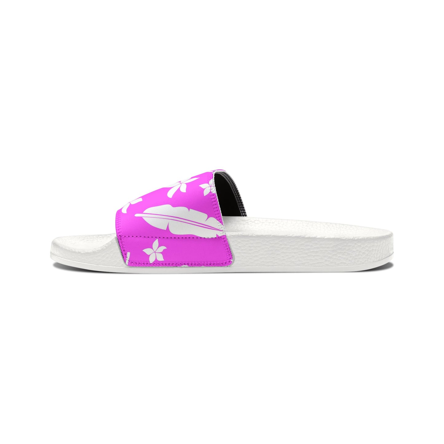 "White Hibiscus Escape" Women's Beach Sandals - Island Vibes For Life