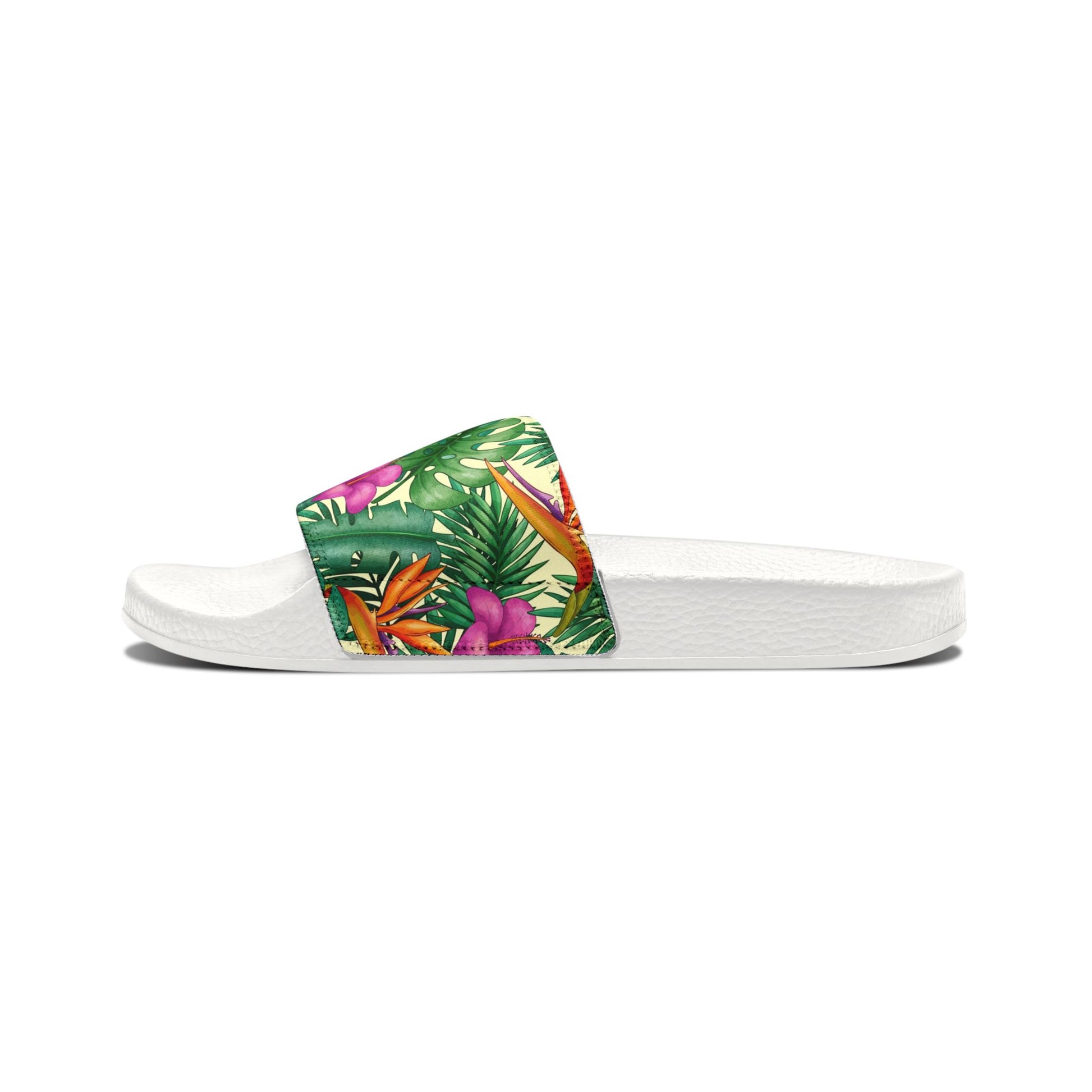 "Bird of Paradise Delight" Men's Beach Sandals - Island Vibes For Life