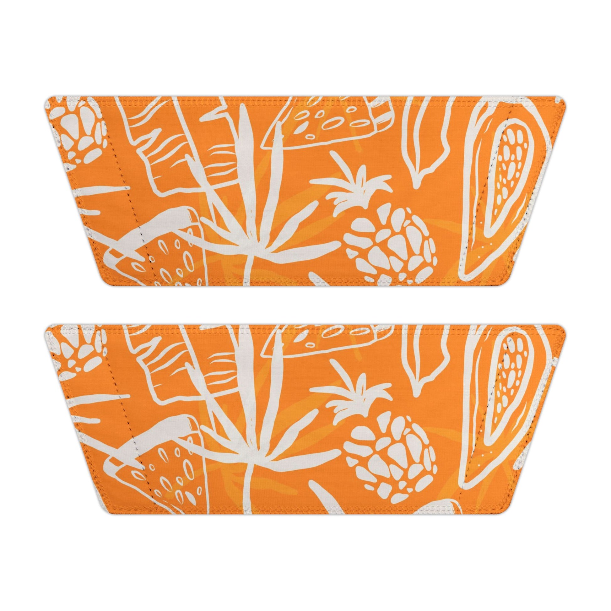 "Orange Pineapple Papaya Fusion" Women's Beach Sandals - Island Vibes For Life