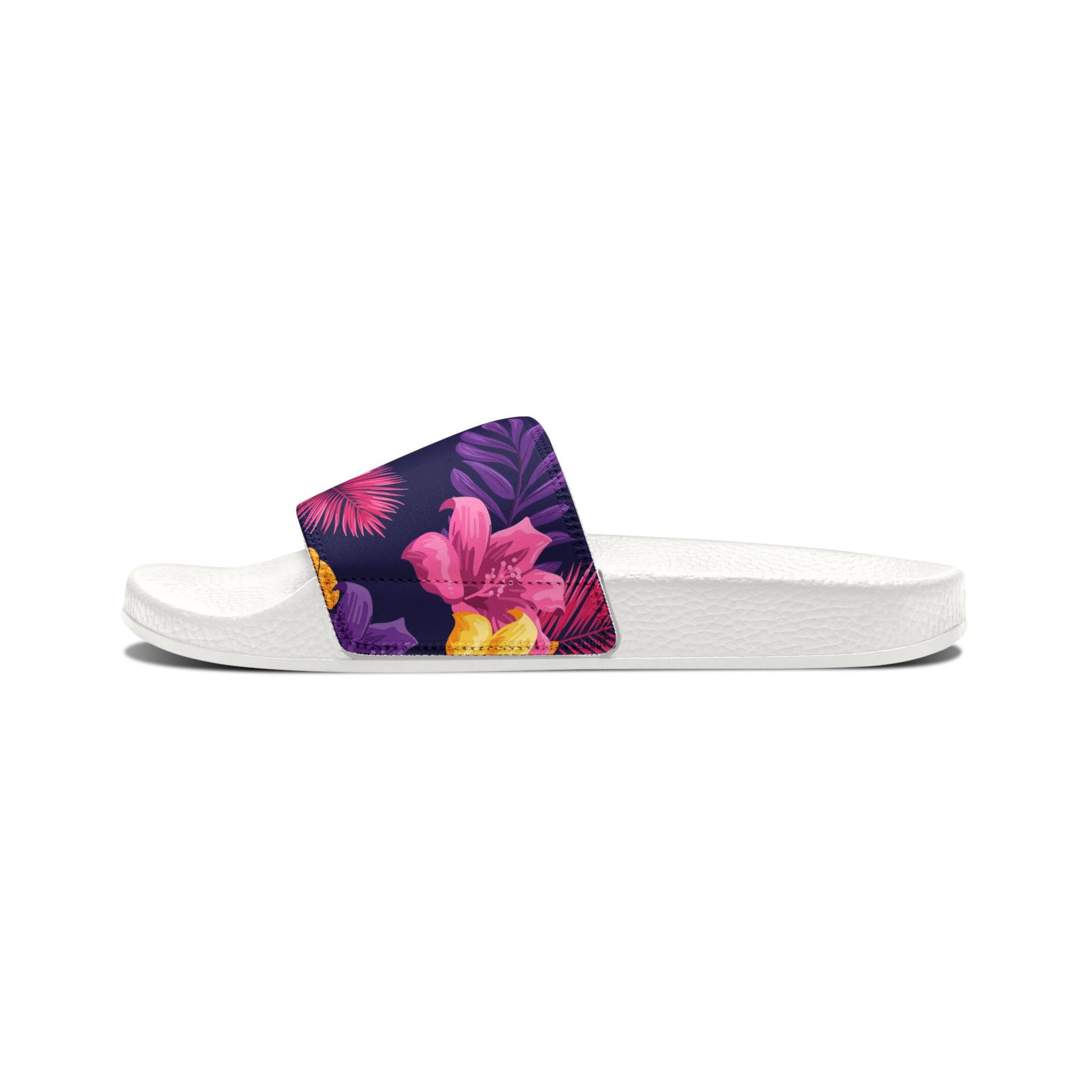 "Paradise Blooms" Men's Beach Sandals - Island Vibes For Life
