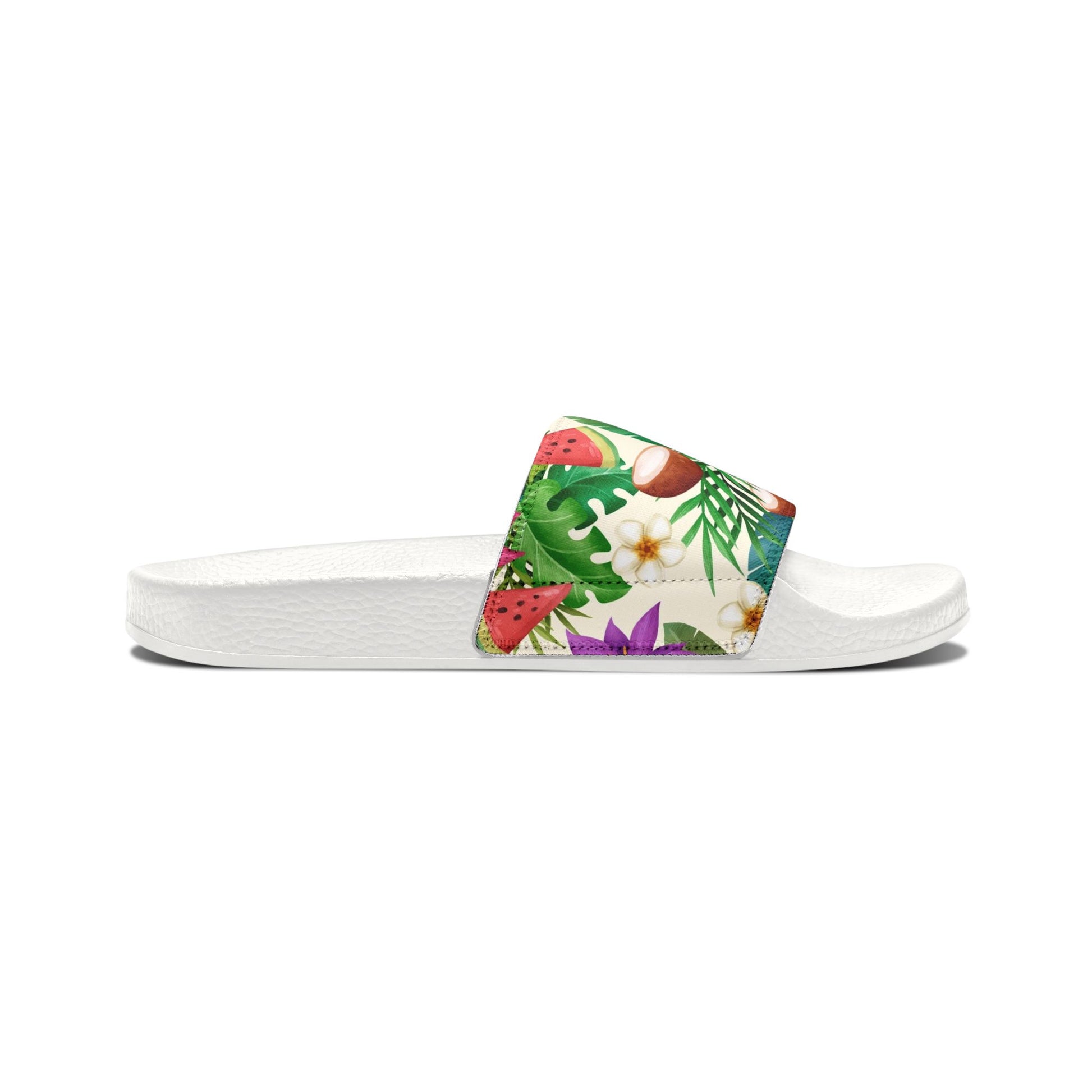 "Exotic Fruit Blossom" Men's Beach Sandals - Island Vibes For Life