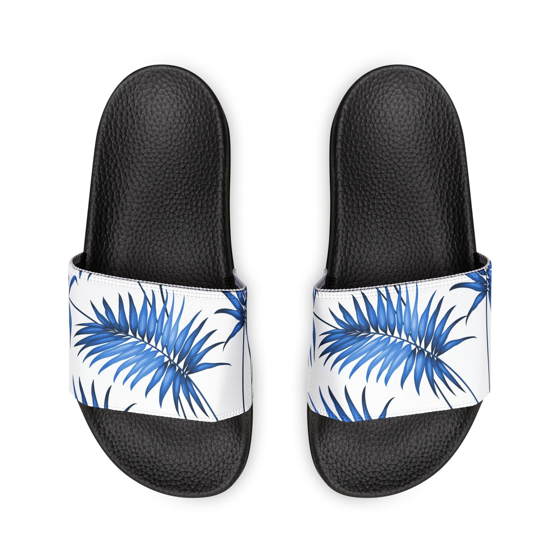 "Sapphire Palm Serenity" Men's Beach Sandals - Island Vibes For Life