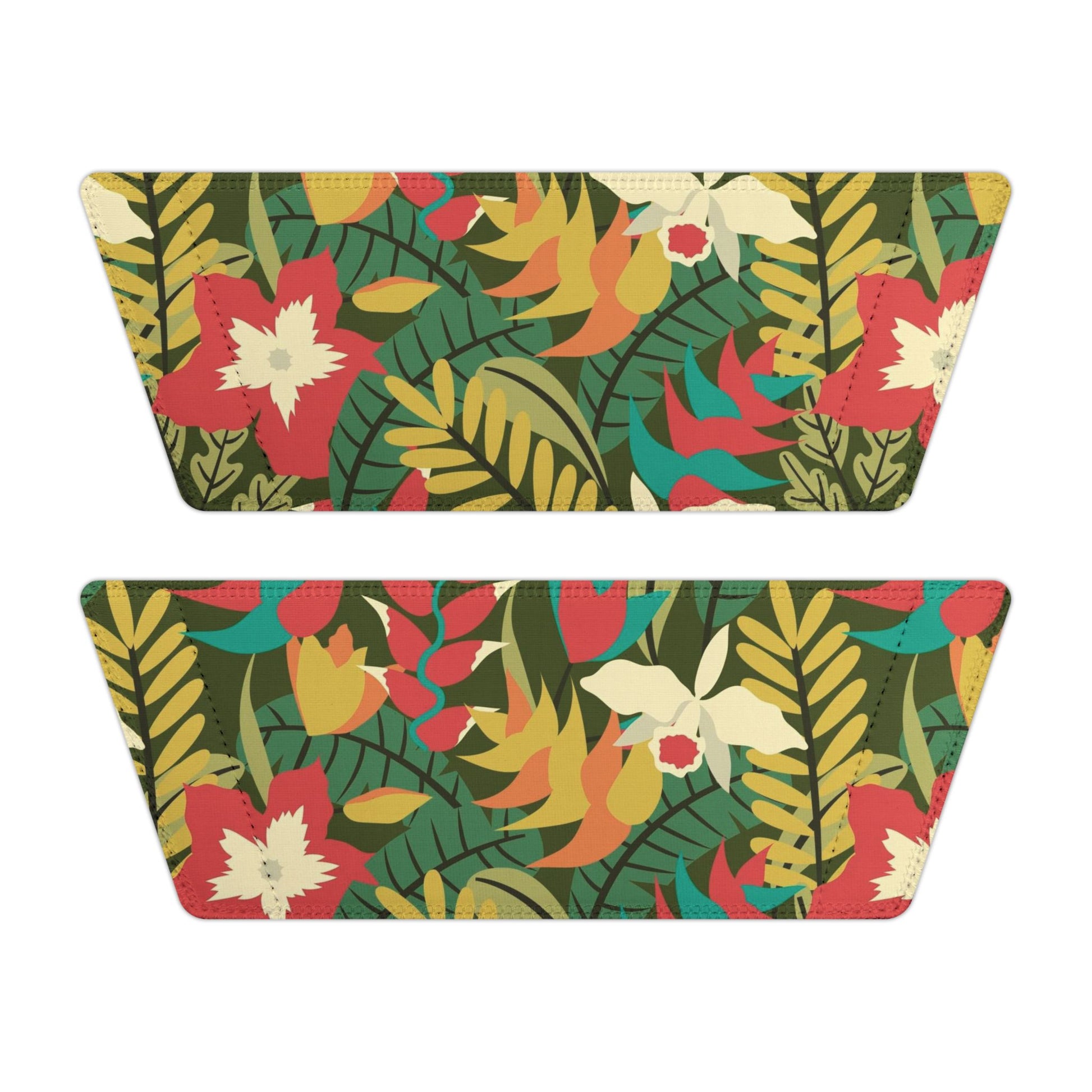 "Verde Vista: A Botanical Fantasy" Men's Beach Sandals - Island Vibes For Life