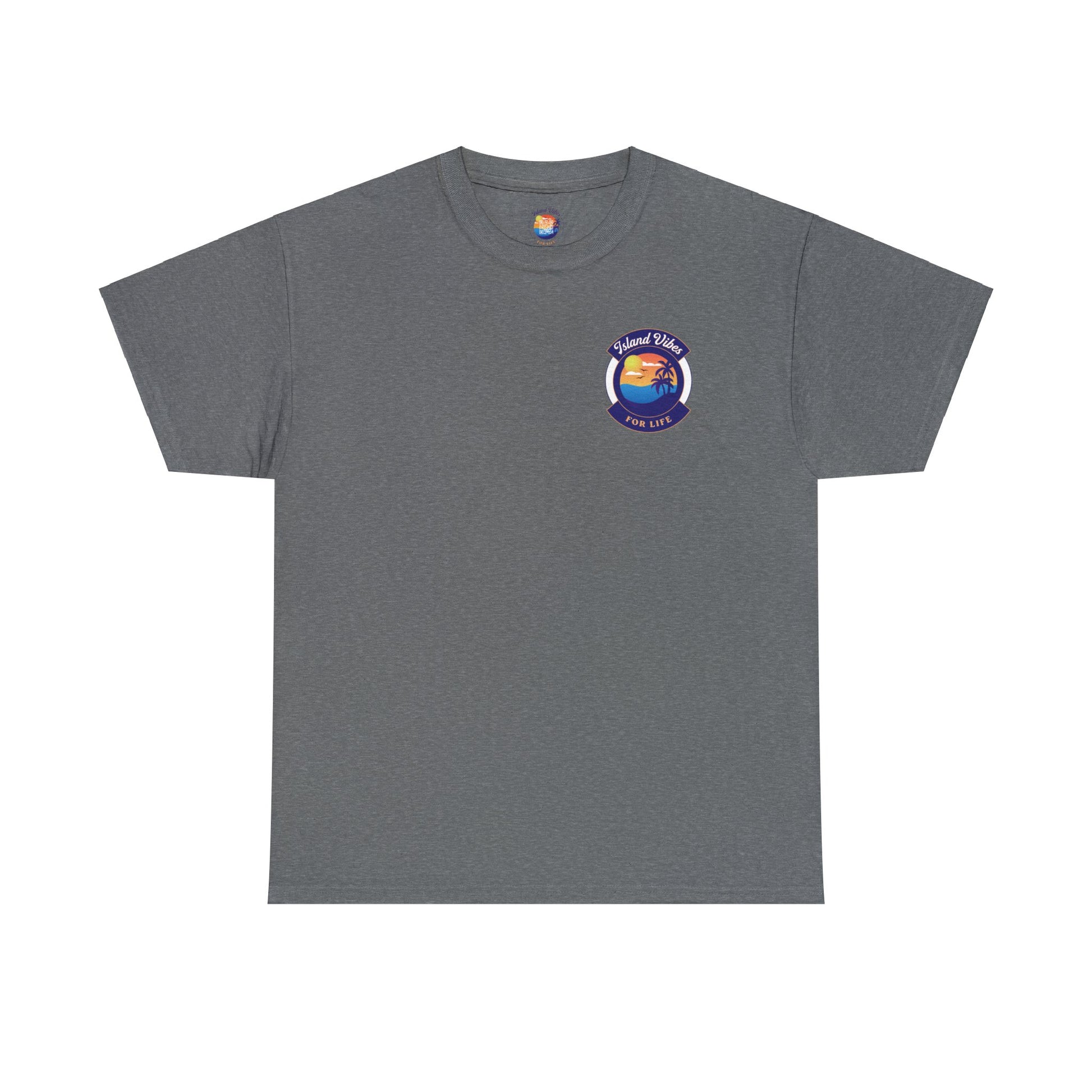 Island Vibes For Life Heavy Cotton Tee - Island Vibes For Life