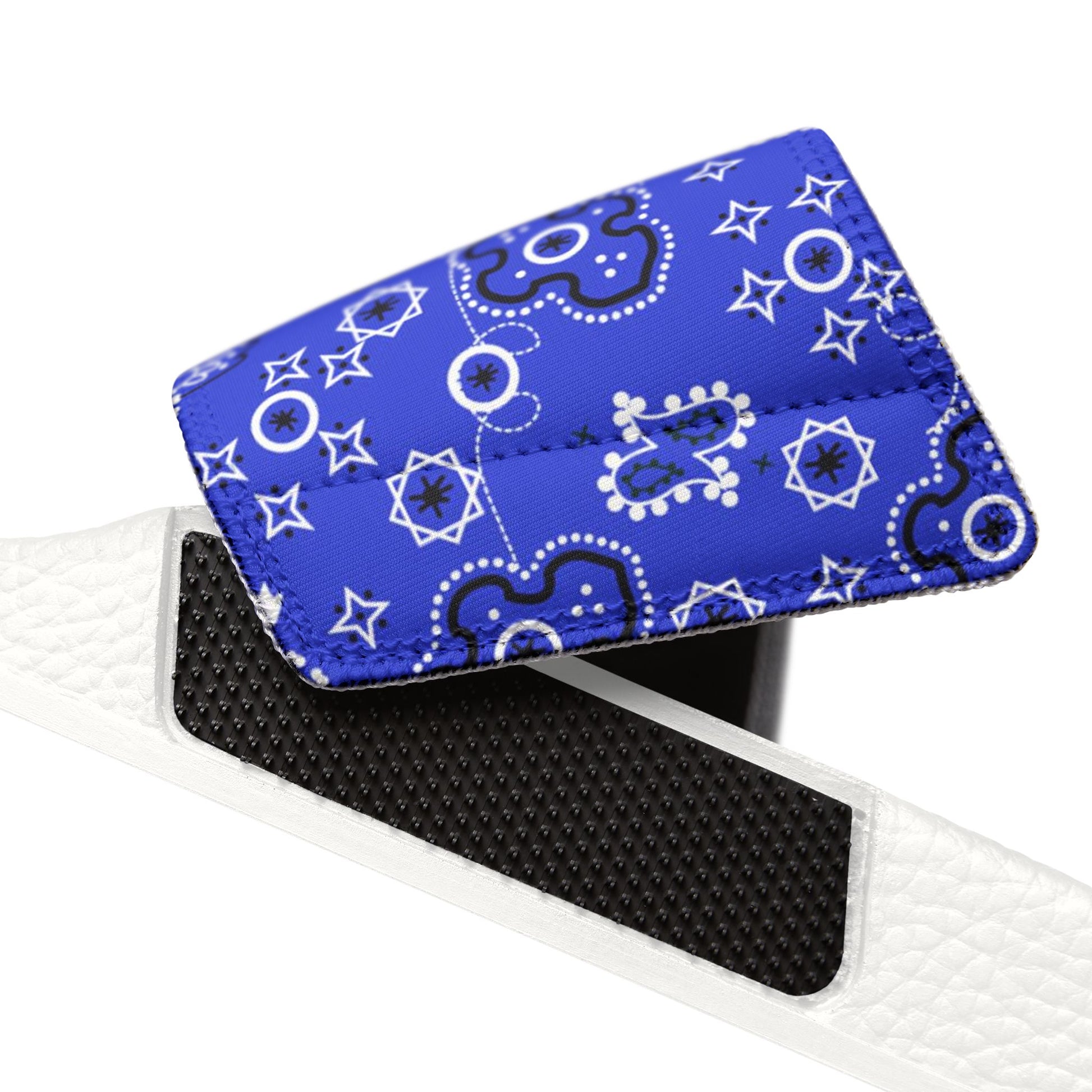 "Blue Paisley Bliss" Women's Beach Sandals - Island Vibes For Life