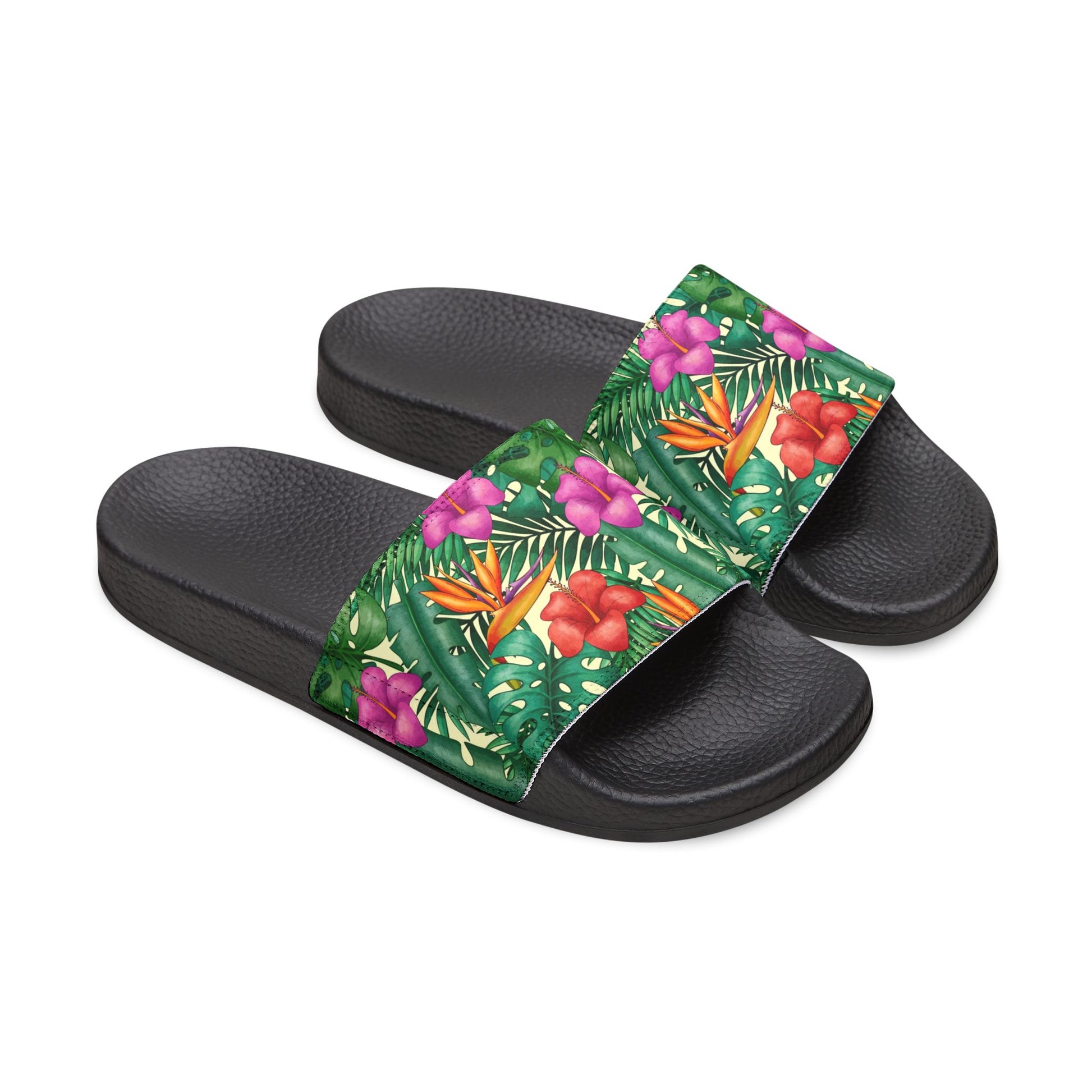 "Bird of Paradise Delight"  Women's Beach Sandals - Island Vibes For Life