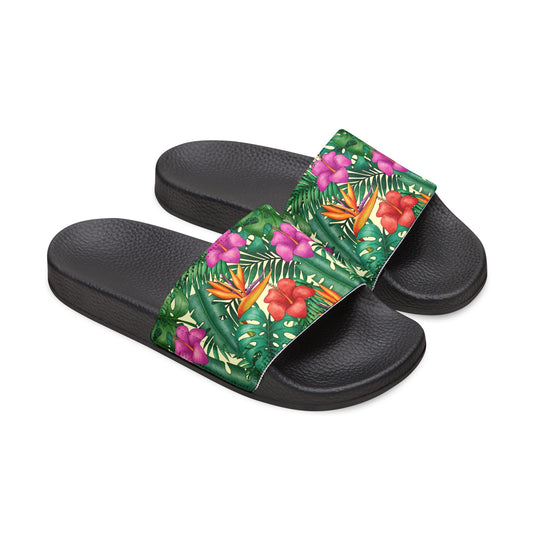 "Bird of Paradise Delight"  Women's Beach Sandals - Island Vibes For Life