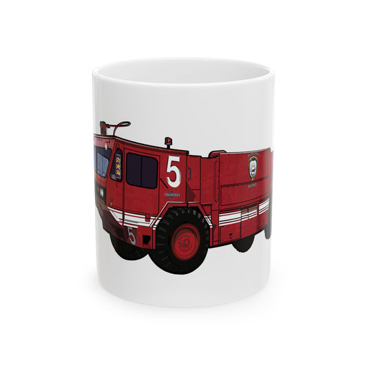 Chanute Era Crash Truck 3 Ceramic Mug, (11oz, 15oz)