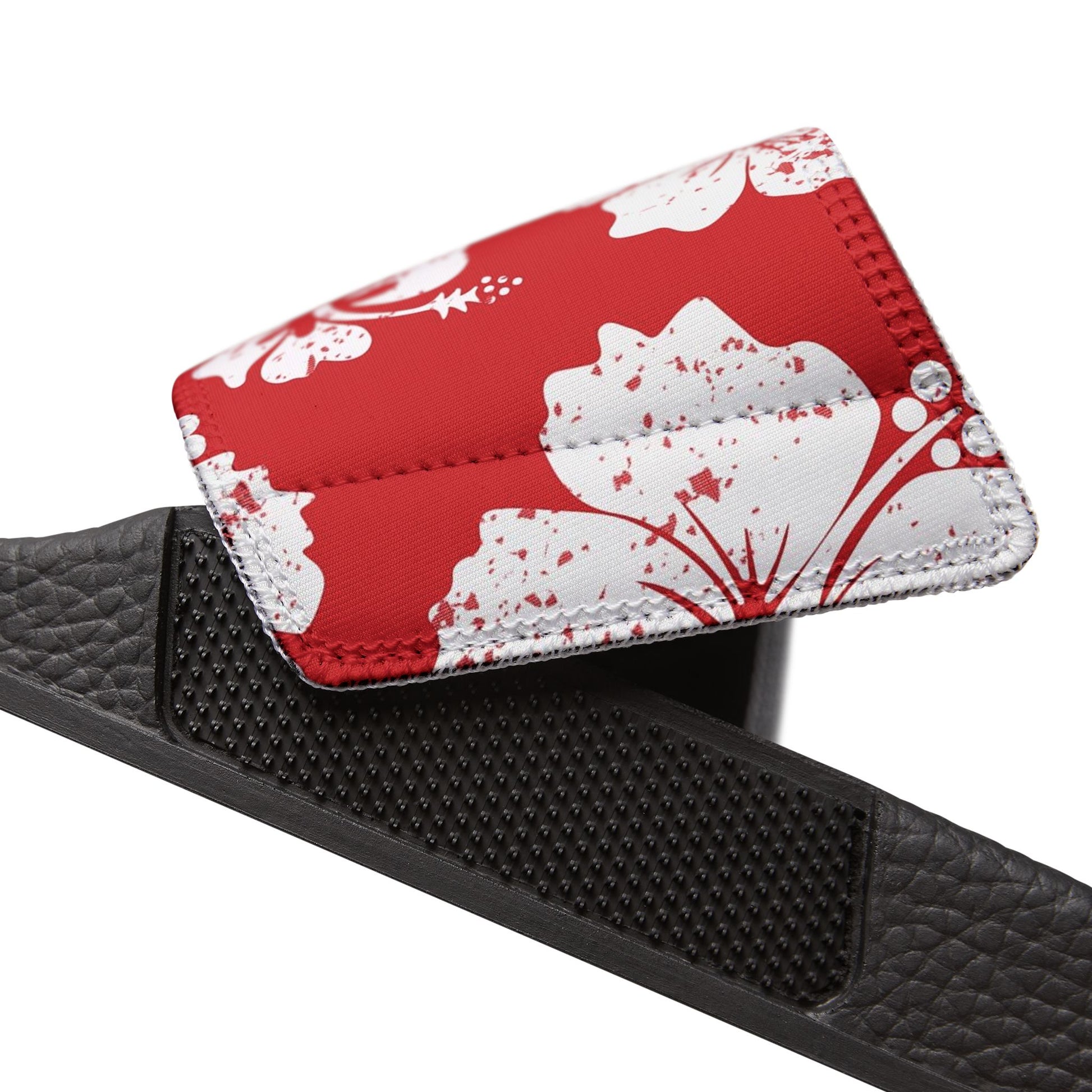 "Hibiscus Hues" Men's Beach Sandals - Island Vibes For Life