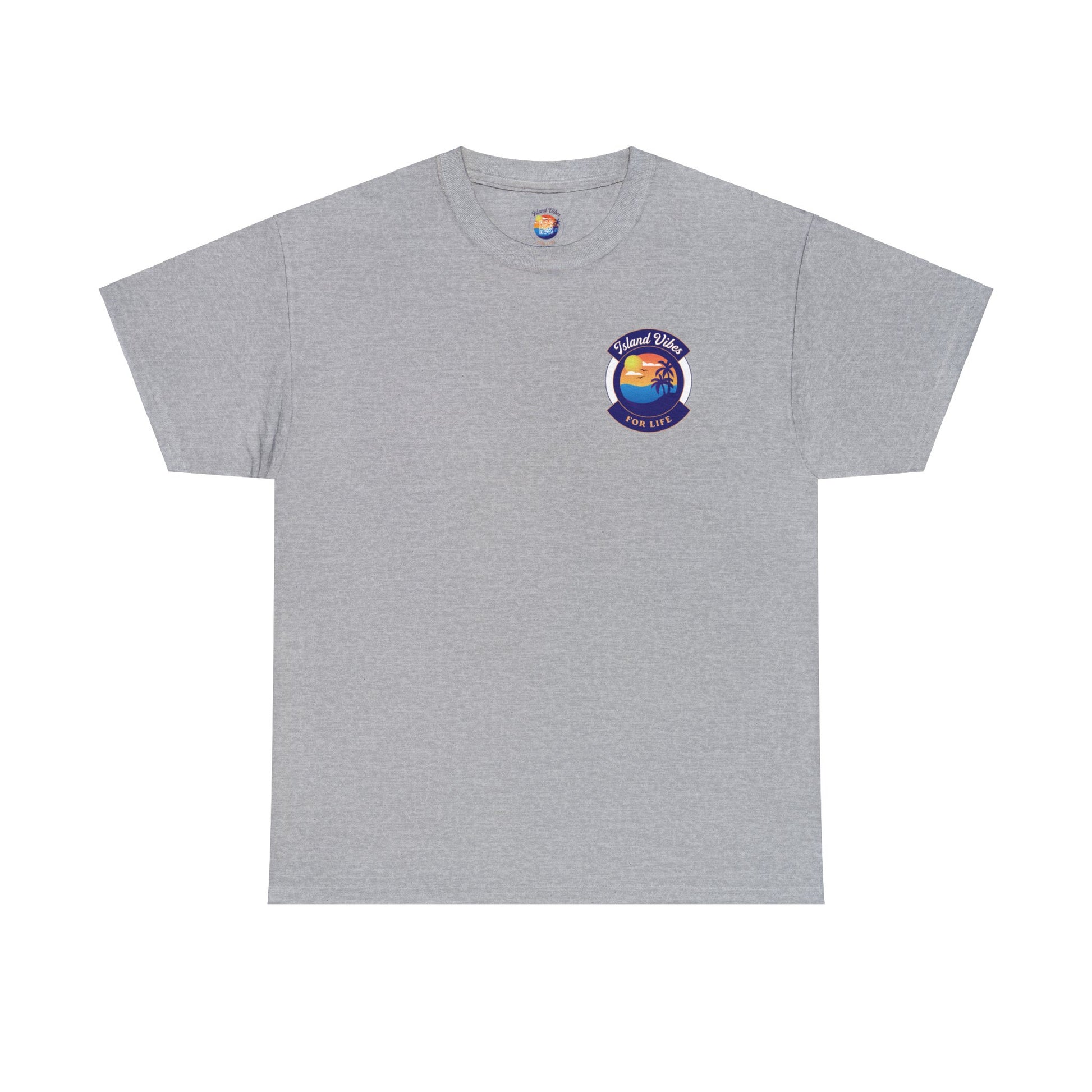 Island Vibes For Life Heavy Cotton Tee - Island Vibes For Life