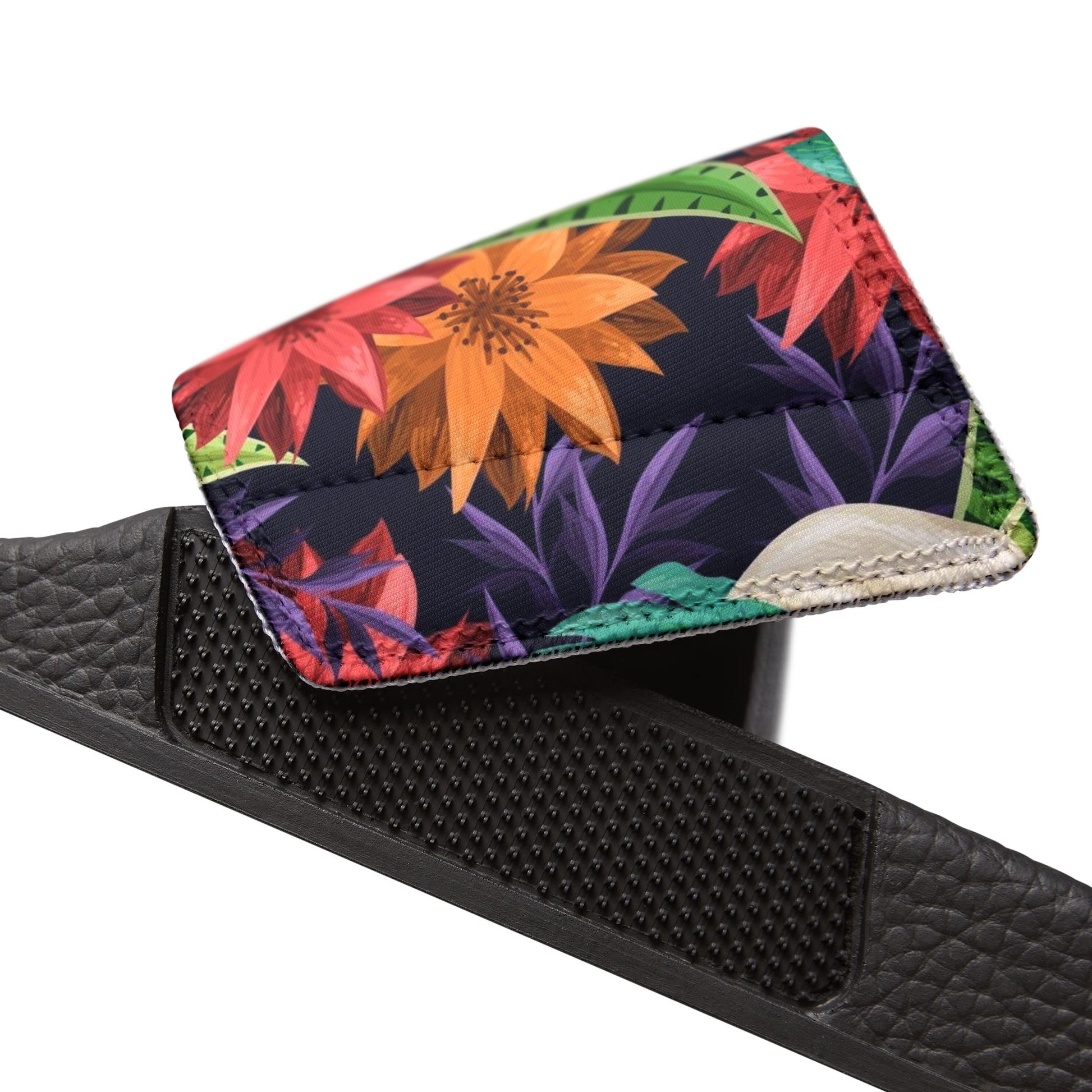 "Nocturnal Blooms" Women's Beach Sandals - Island Vibes For Life