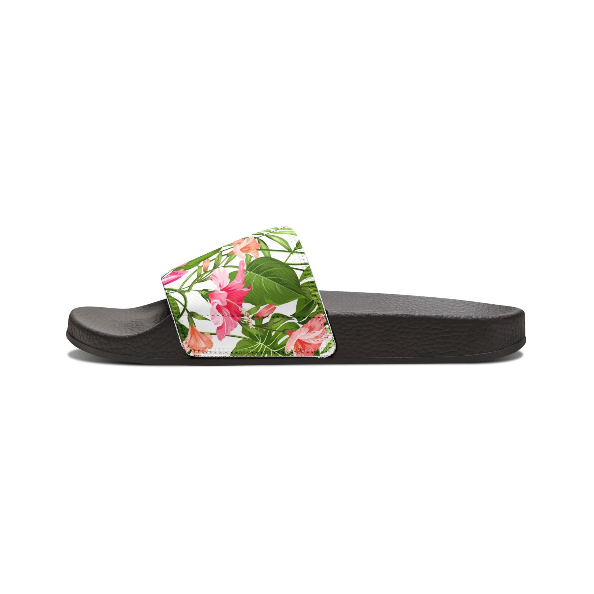 "Blooming Hibiscus" Men's Beach Sandals - Island Vibes For Life