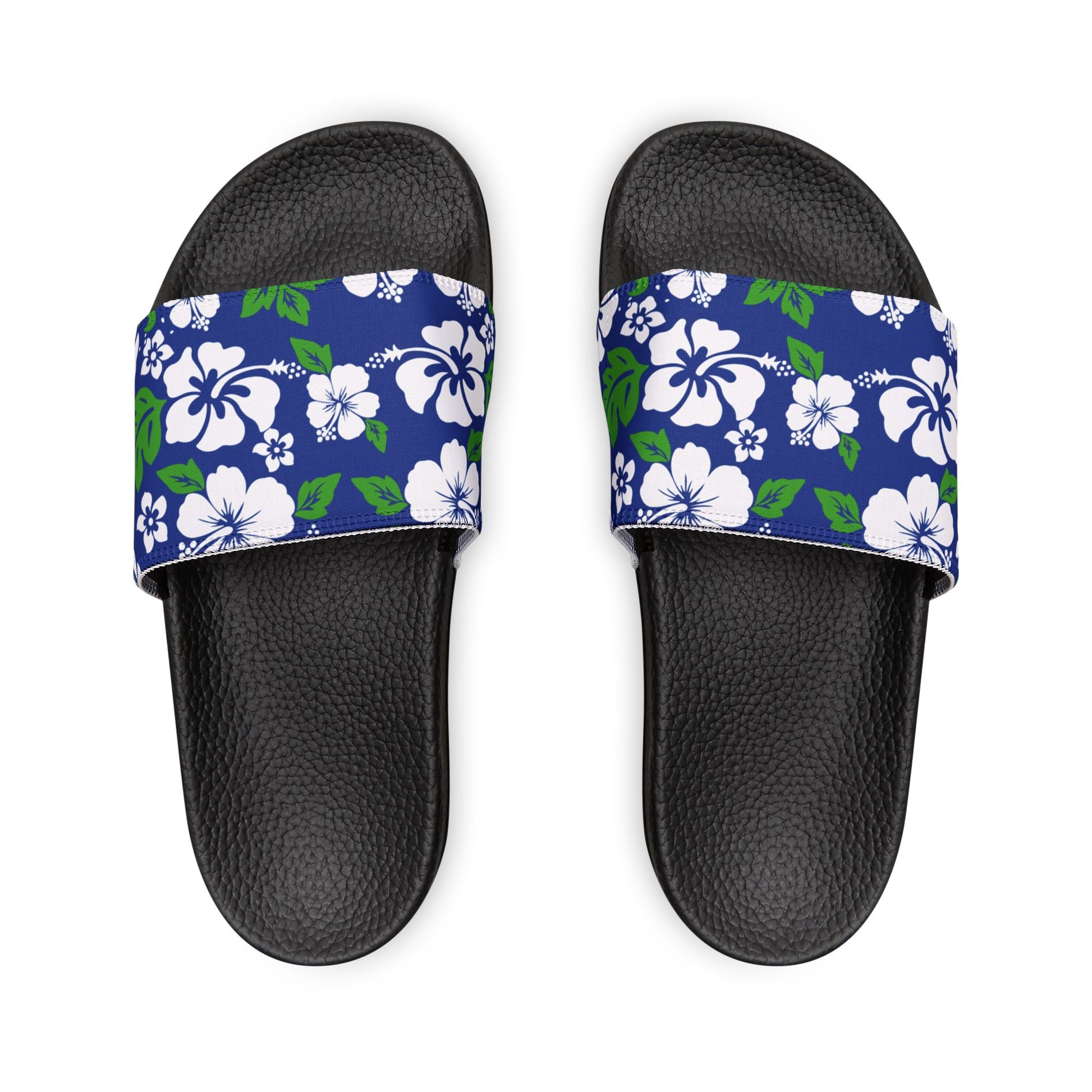 "Aloha Spirit Blooms" Women's Slide Sandals - Island Vibes For Life