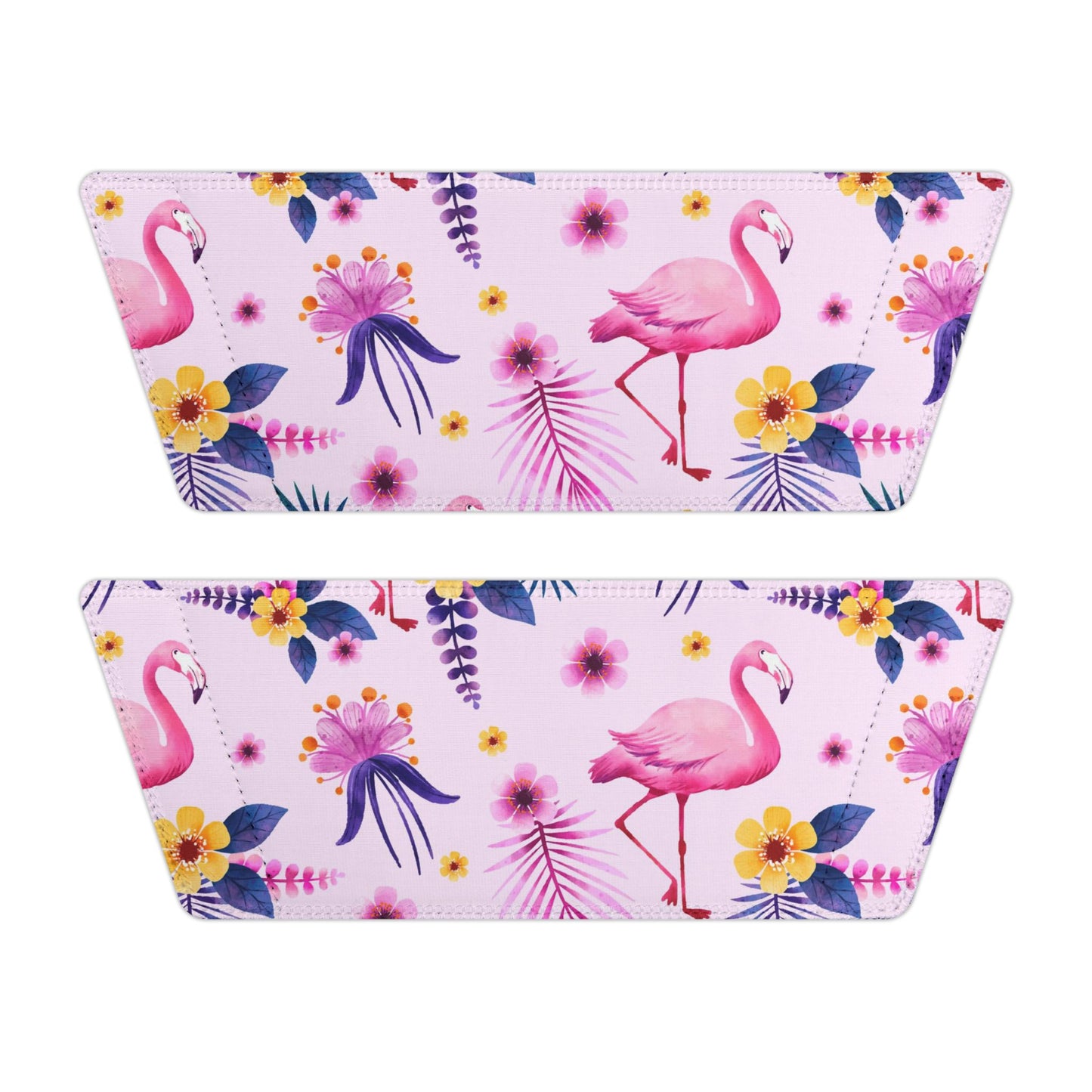 "Pink Flamingo Carnival: Exotic Bliss" Women's Beach Sandals - Island Vibes For Life