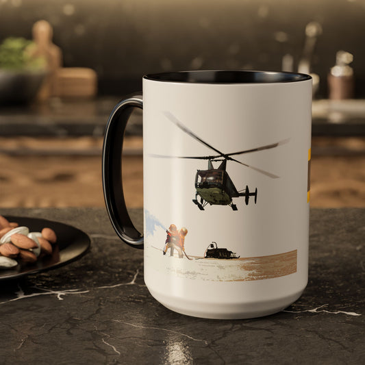 HH-43 Rescue Coffee Mug -  USAF ARFF Huskie Helicopter Mug exclusive by Island Vibes For Life