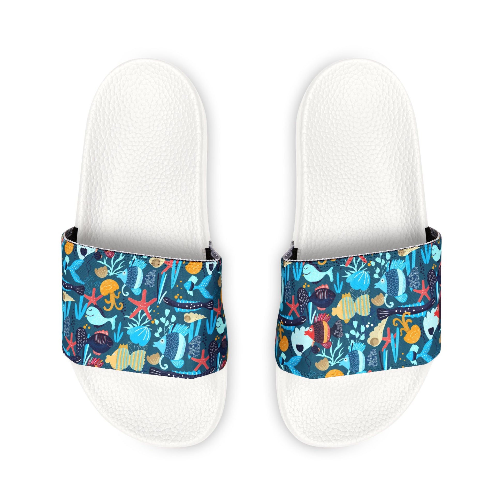 "Aqua Wonderland" Men's Beach Sandals - Island Vibes For Life