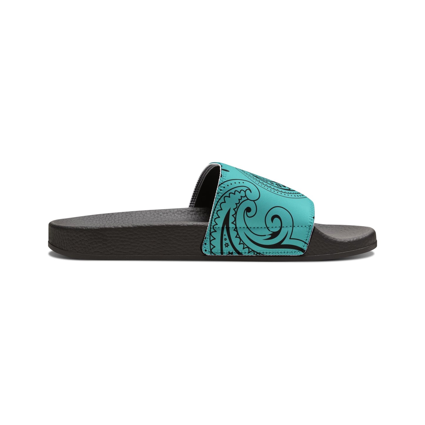 "Teal Paisley Treasure" Women's Beach Sandals - Island Vibes For Life