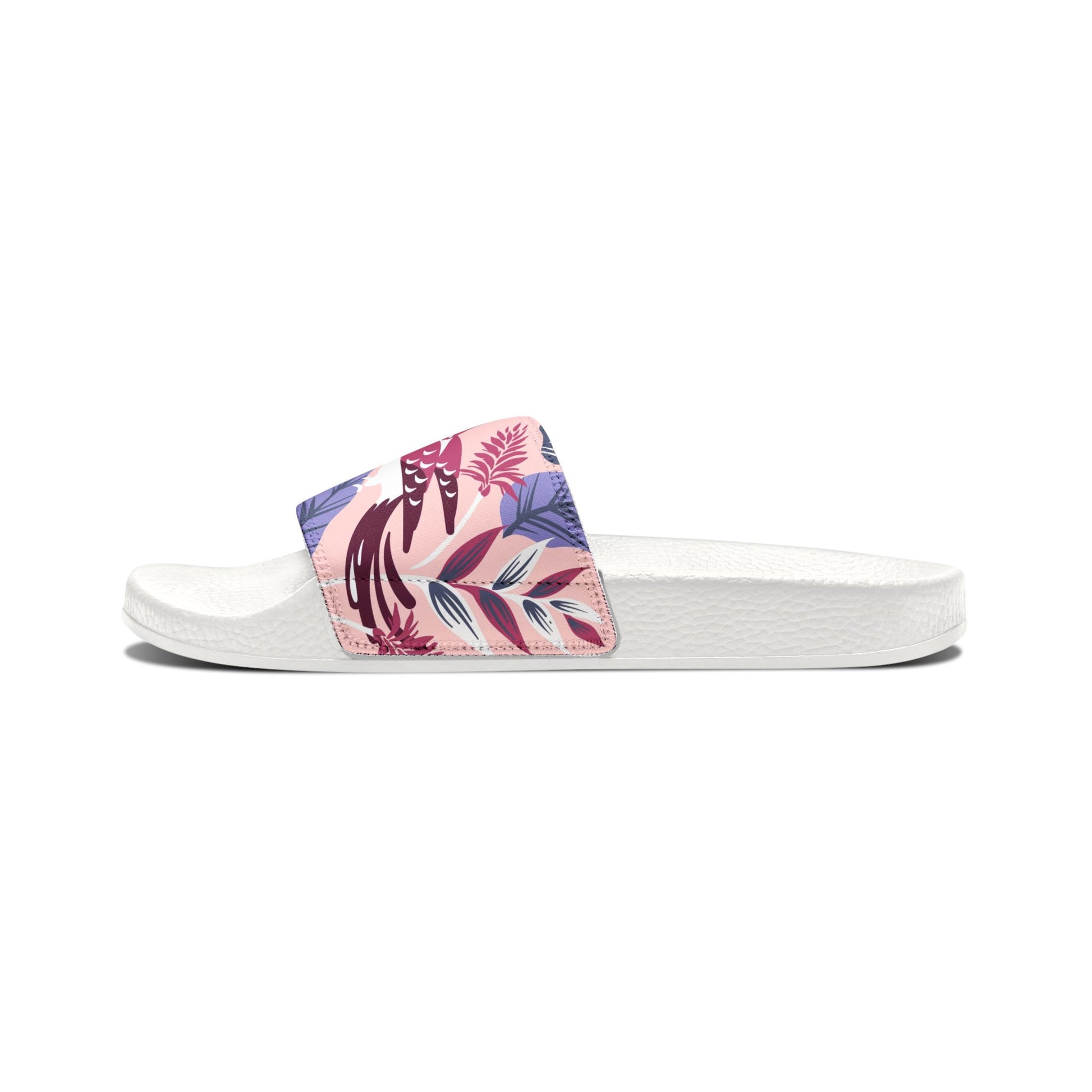 "Tropical Avian Whispers: Pink Paradise" Women's Beach Sandals - Island Vibes For Life