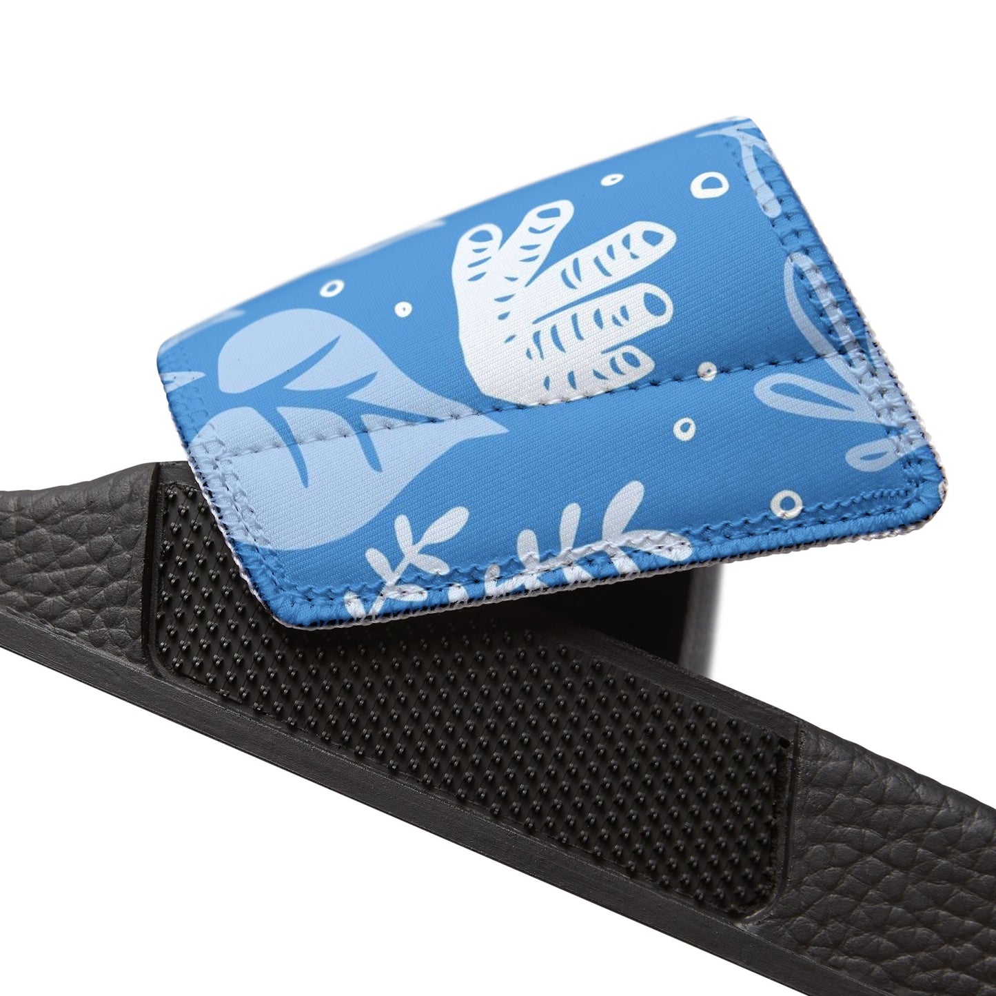 "Marine Marvels: Blue Serenade" Men's Beach Sandals - Island Vibes For Life