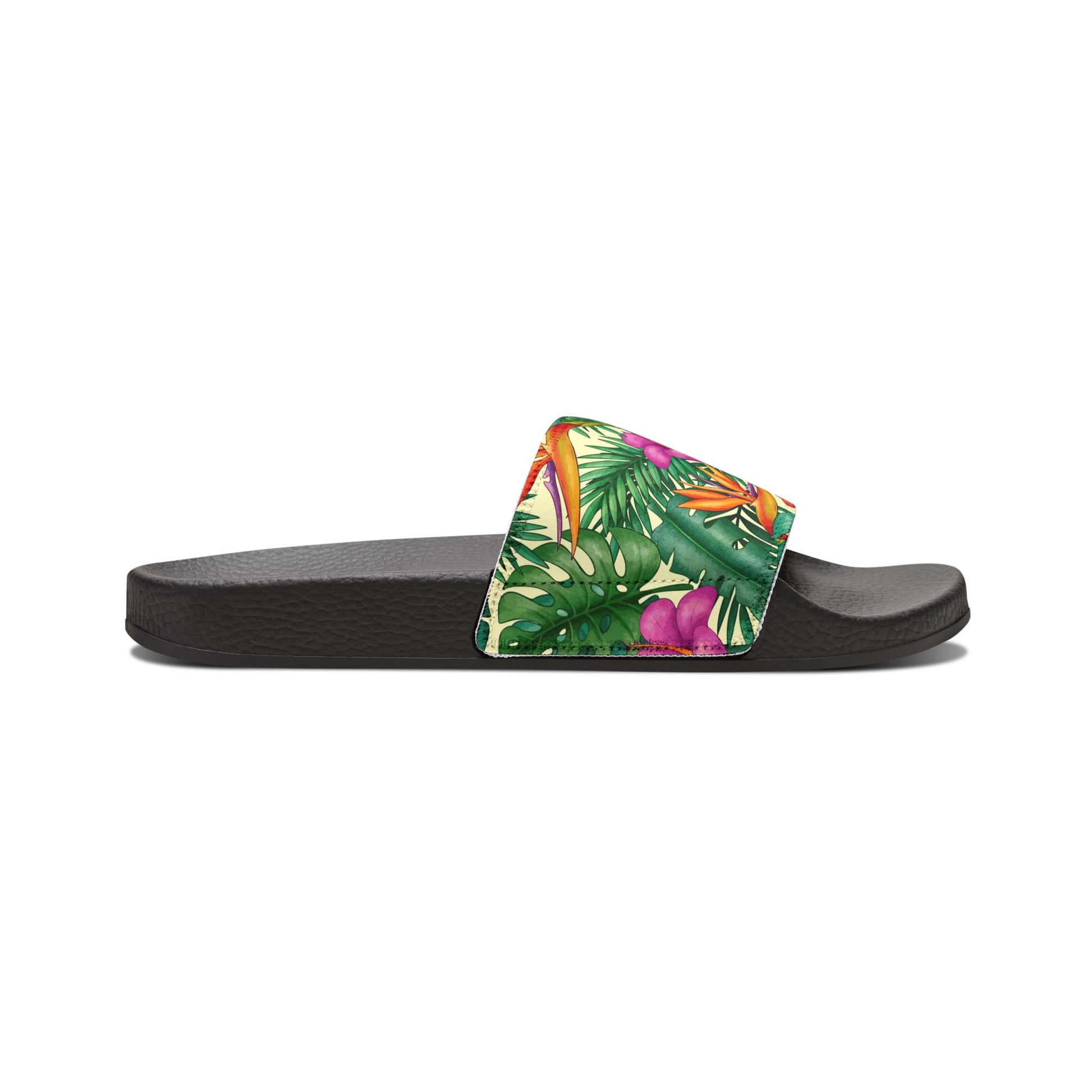 "Bird of Paradise Delight" Men's Beach Sandals - Island Vibes For Life