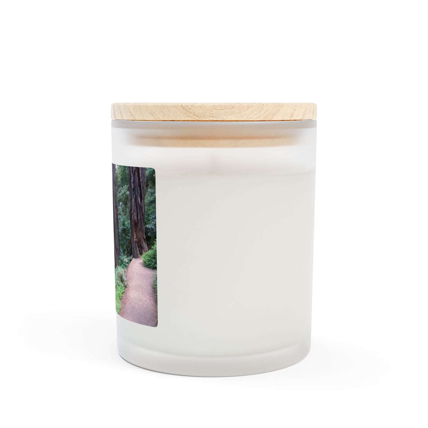 Nature-Inspired Frosted Glass Candle - 11oz Aromatherapy Candle for Relaxation