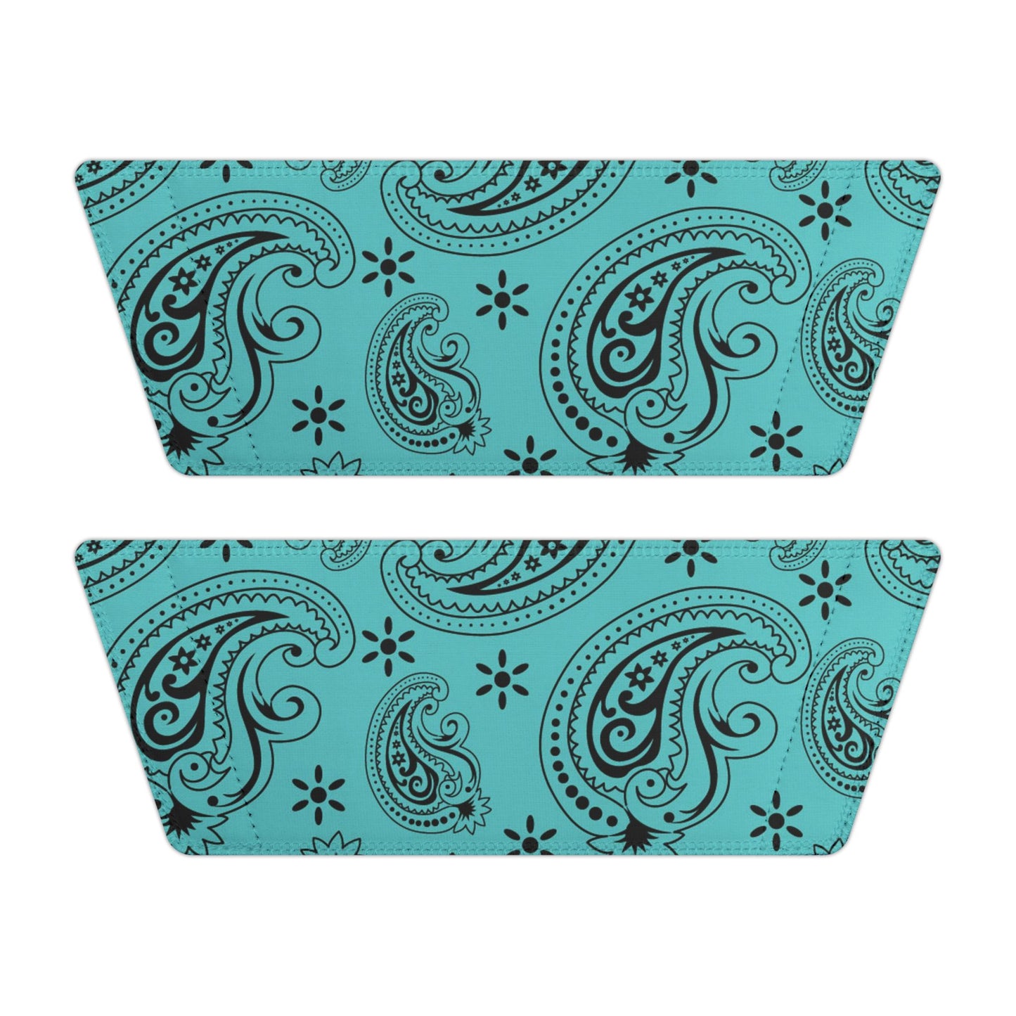 "Teal Paisley Treasure" Men's Beach Sandals - Island Vibes For Life