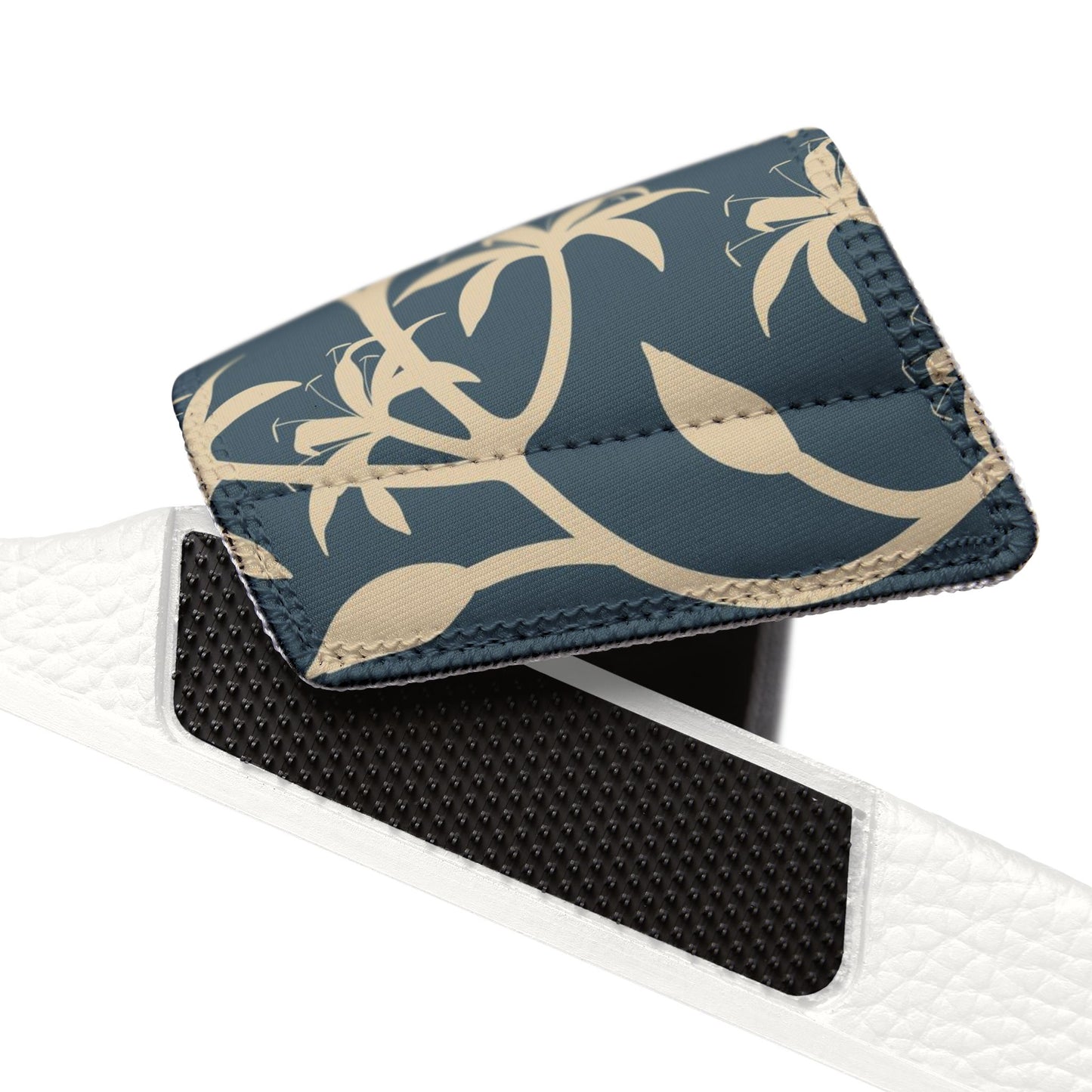 "Earthy Bluescape Oasis" Women's Beach Sandals - Island Vibes For Life