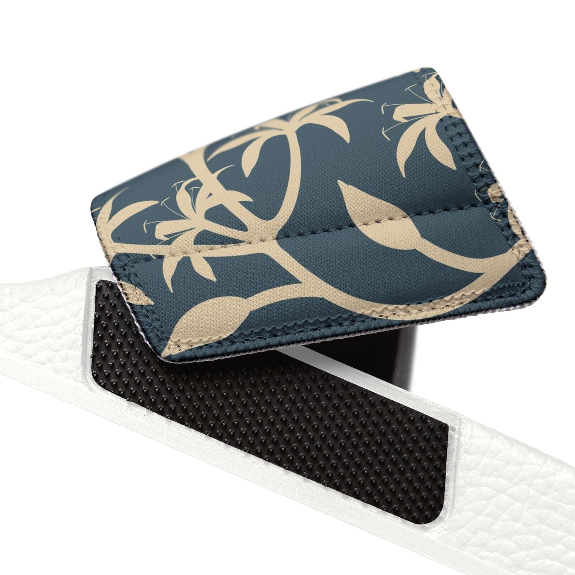 "Earthy Bluescape Oasis" Women's Beach Sandals - Island Vibes For Life
