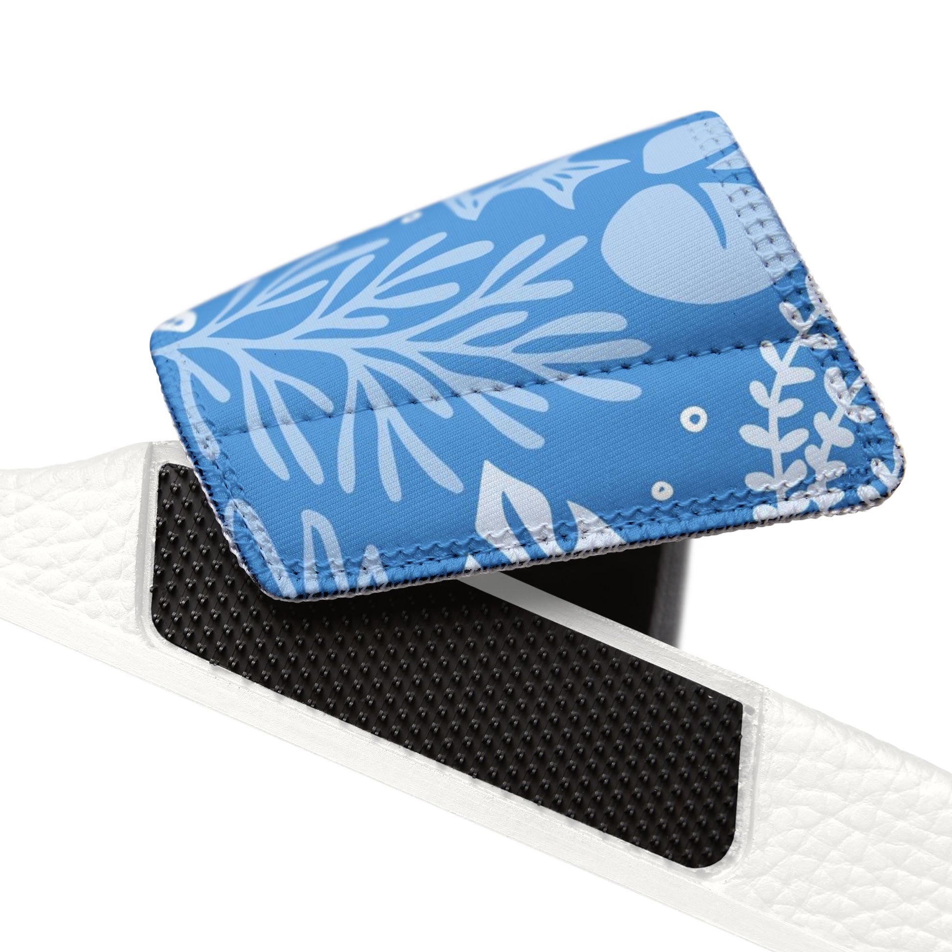 "Marine Marvels: Blue Serenade" Women's Beach Sandals - Island Vibes For Life