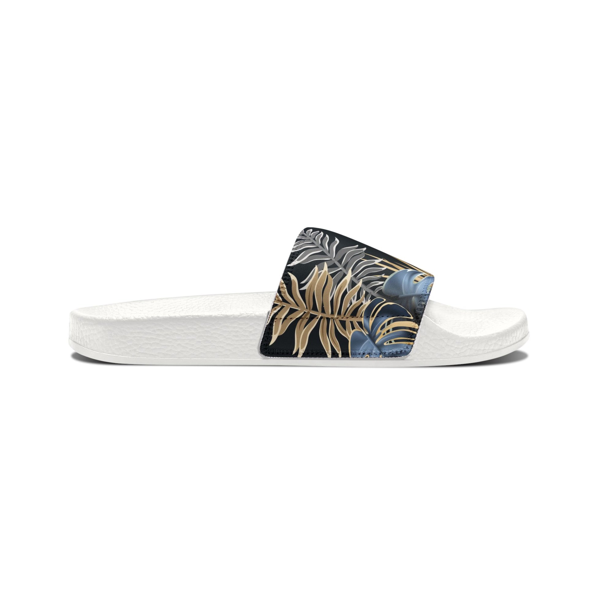 "Paradise Palms at Midnight" Women's Beach Sandals - Island Vibes For Life